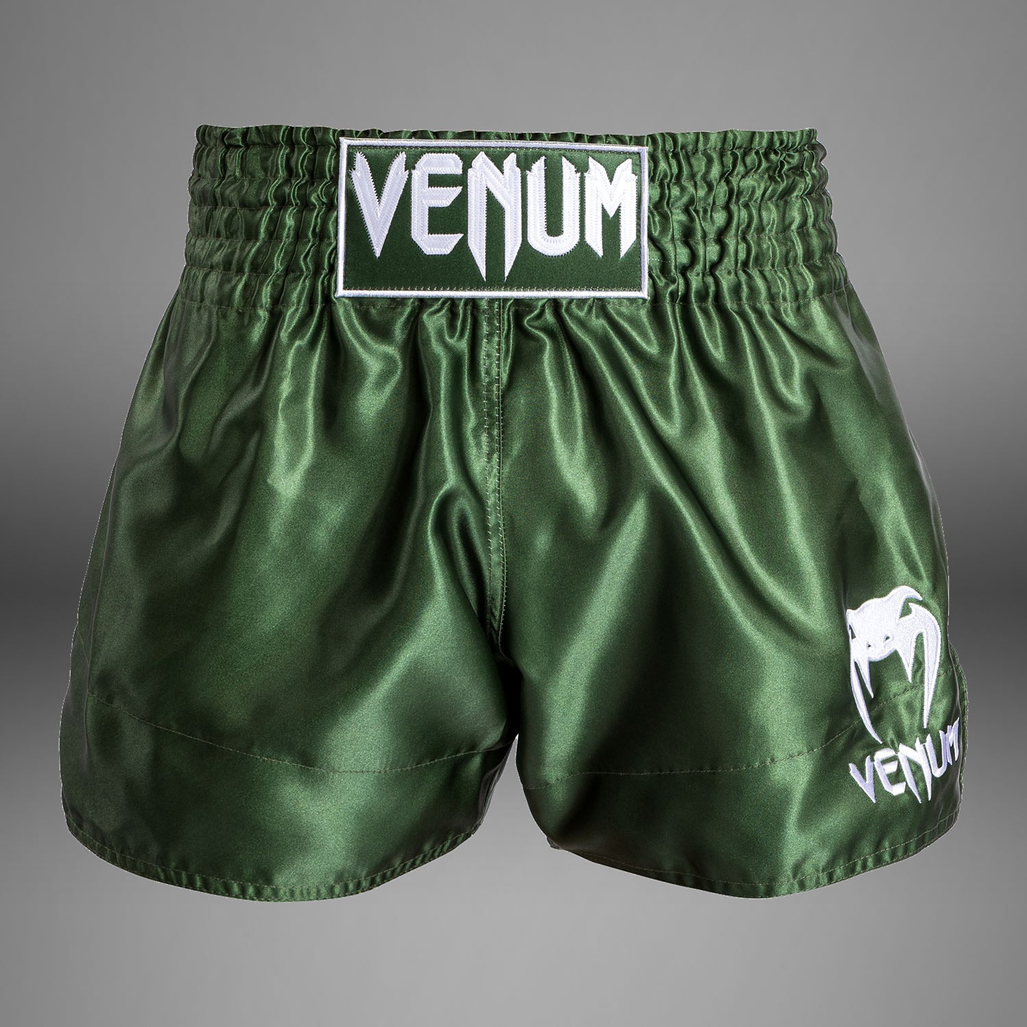 Venum Classic Short Muay Thaï Kaki/Blanc - product-type_Shorts de Muay Thai