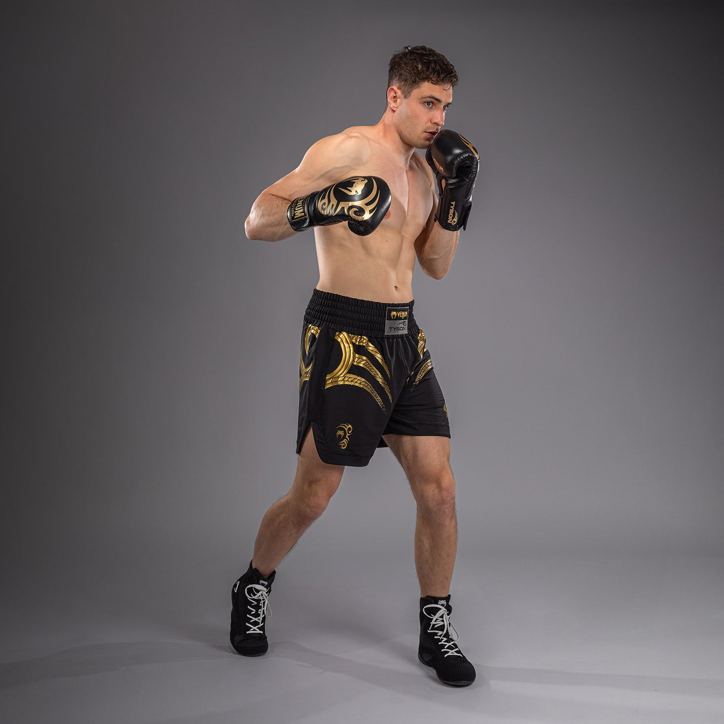 Short de Boxe Venum x Mike Tyson Tiger - Noir/Or