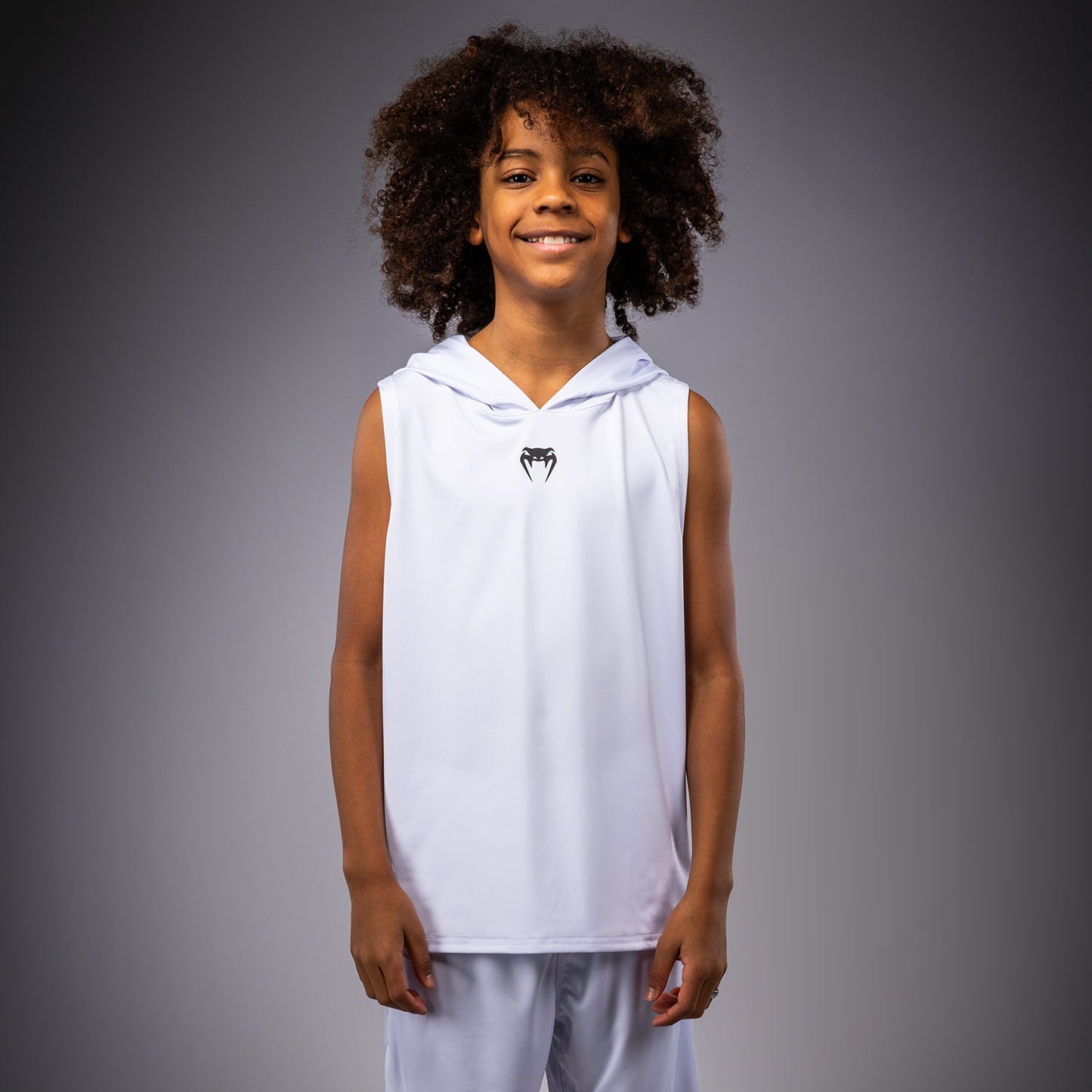 Sweat à capuche sans manches Dry Tech pour Enfants Venum Elite - Blanc - product-type_Sweatshirts