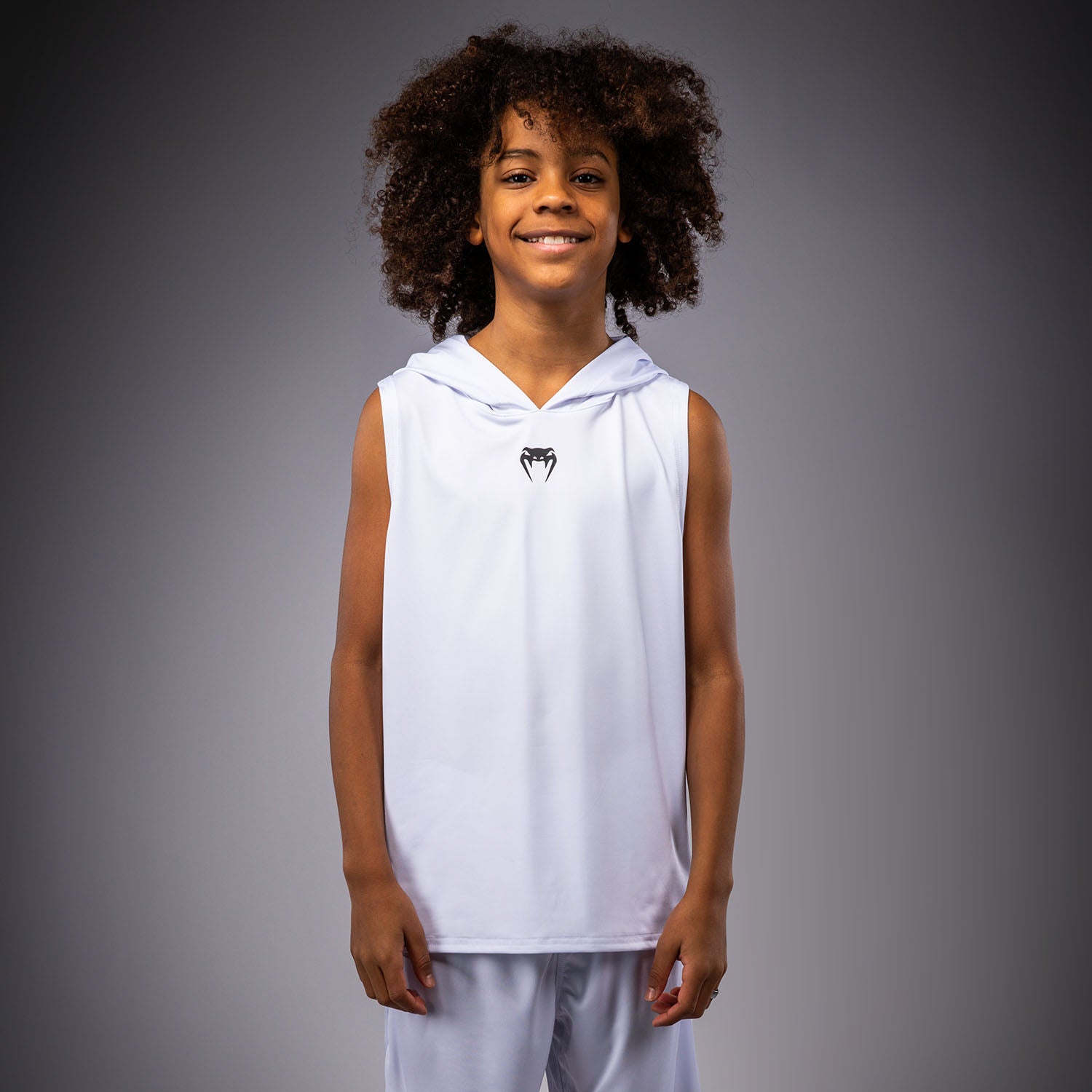 Sweat à capuche sans manches Dry Tech pour Enfants Venum Elite - Blanc - product-type_Sweatshirts