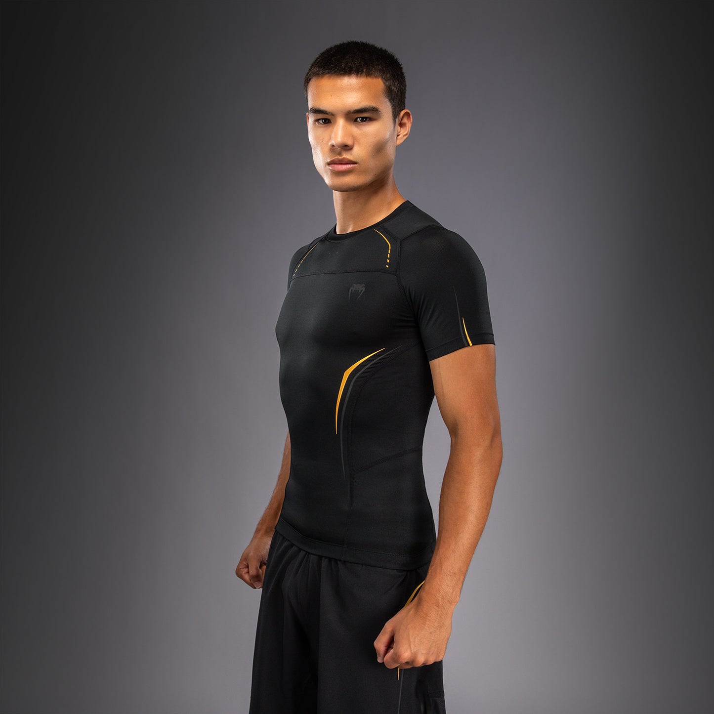 Rashguard à Manches Courtes Venum G-Core - Noir/Or