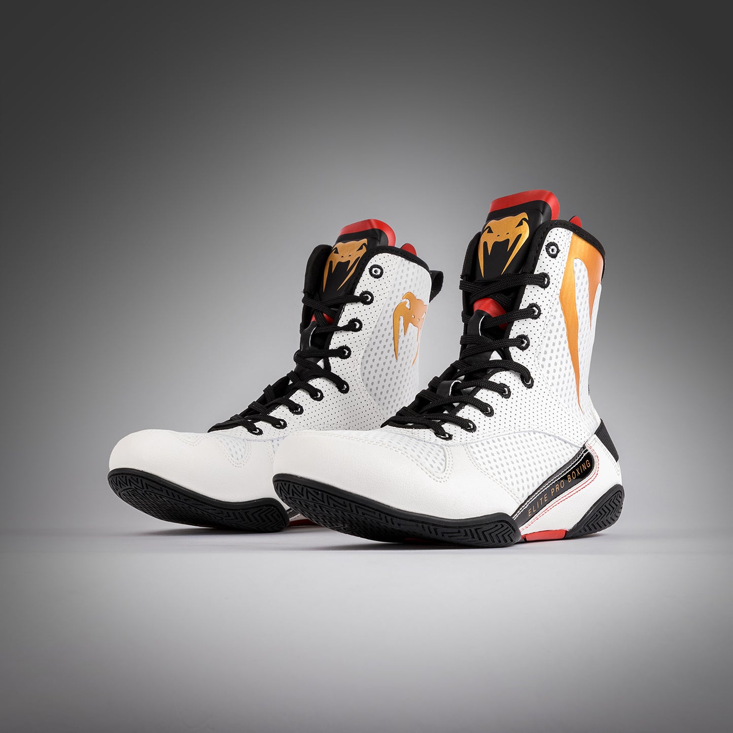 Chaussures de boxe Venum Elite - Glace/Or - product-type_Chaussures de boxe