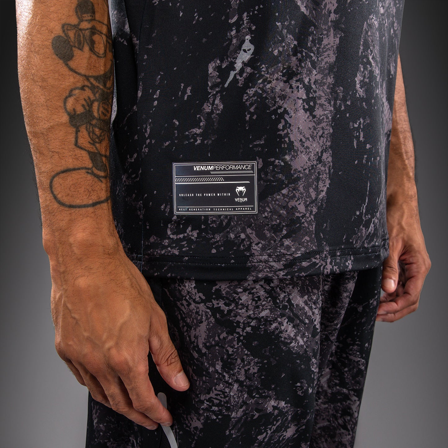 Débardeur Dry Tech Venum Rage & Workout - Noir/Gris