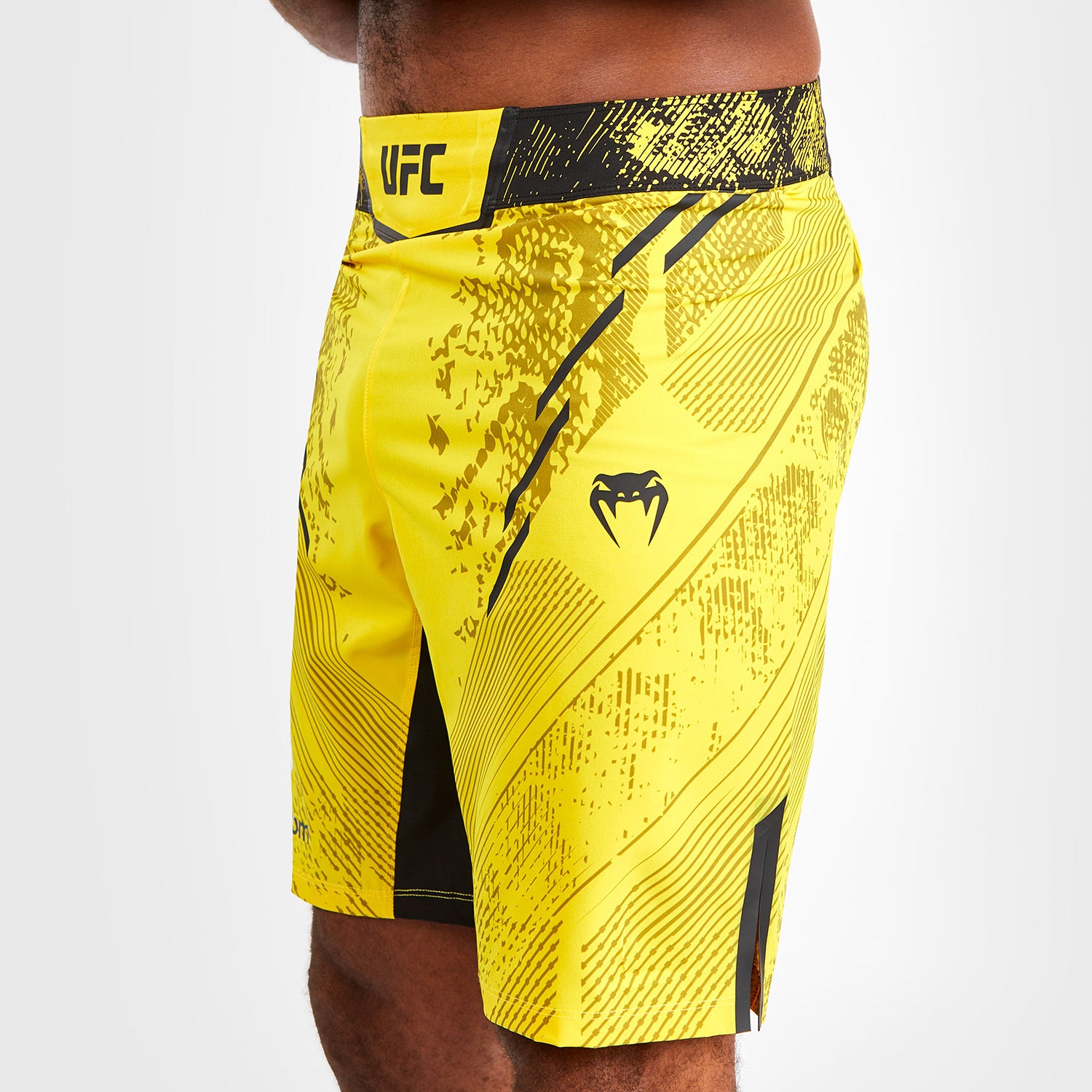 Short de combat personnalisé Coupe longue pour Hommes UFC Adrenaline by Venum Authentic Fight Night – Jaune - product-type_Shorts de MMA