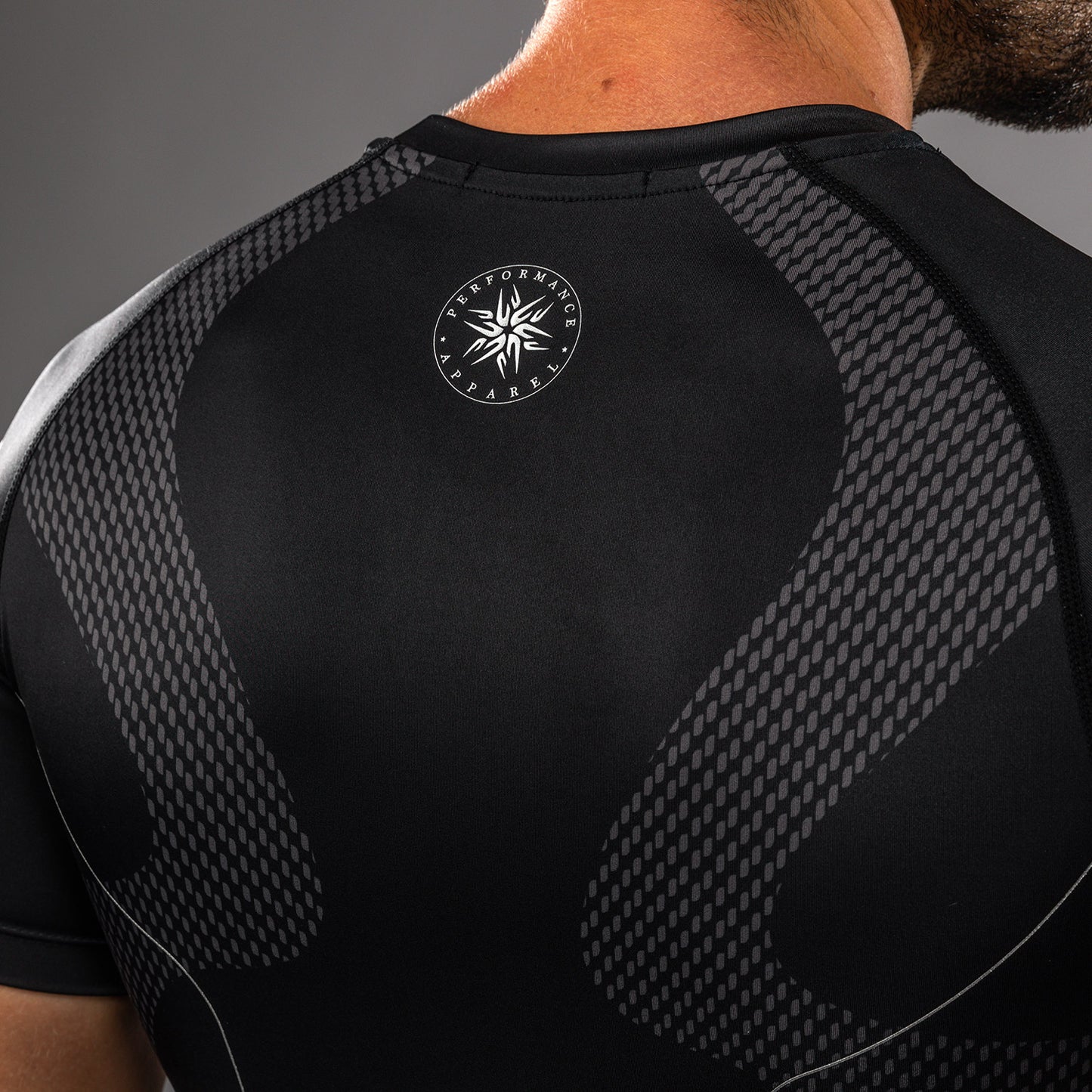 Rashguard Manches Courtes Venum Nexus – Noir/Argent