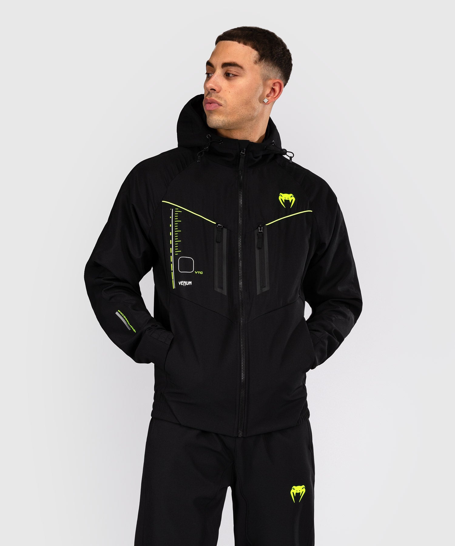 Veste de survêtement Venum Training Camp 4.0 - Noir/Vert Fluo - product-type_Vestes