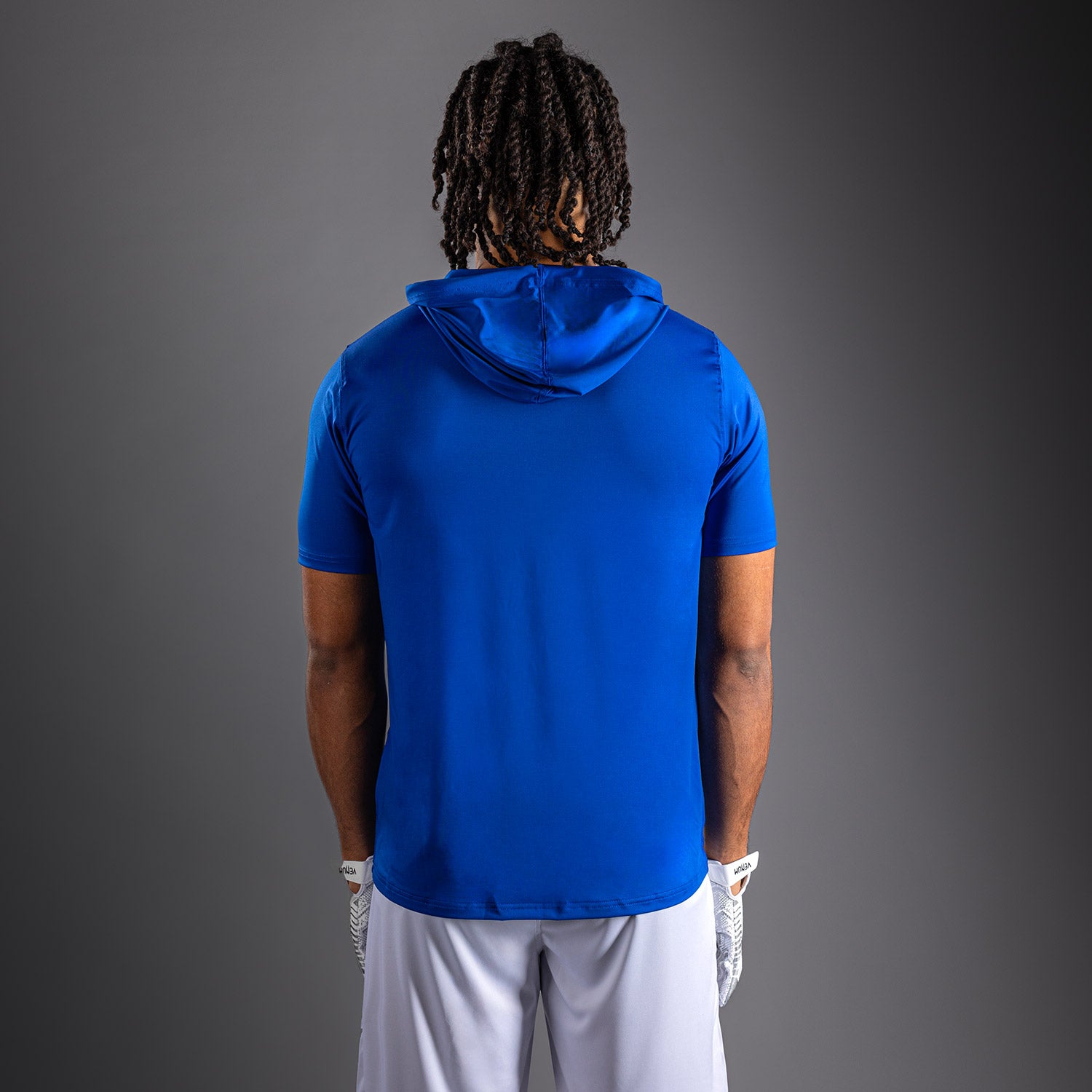 Sweat à capuche à manches courtes Dry Tech Venum Elite - Bleu Royal - product-type_Sweatshirts