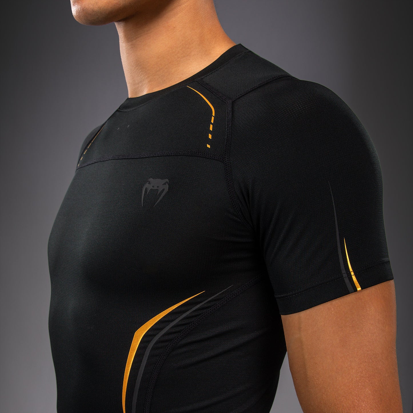 Rashguard à Manches Courtes Venum G-Core - Noir/Or