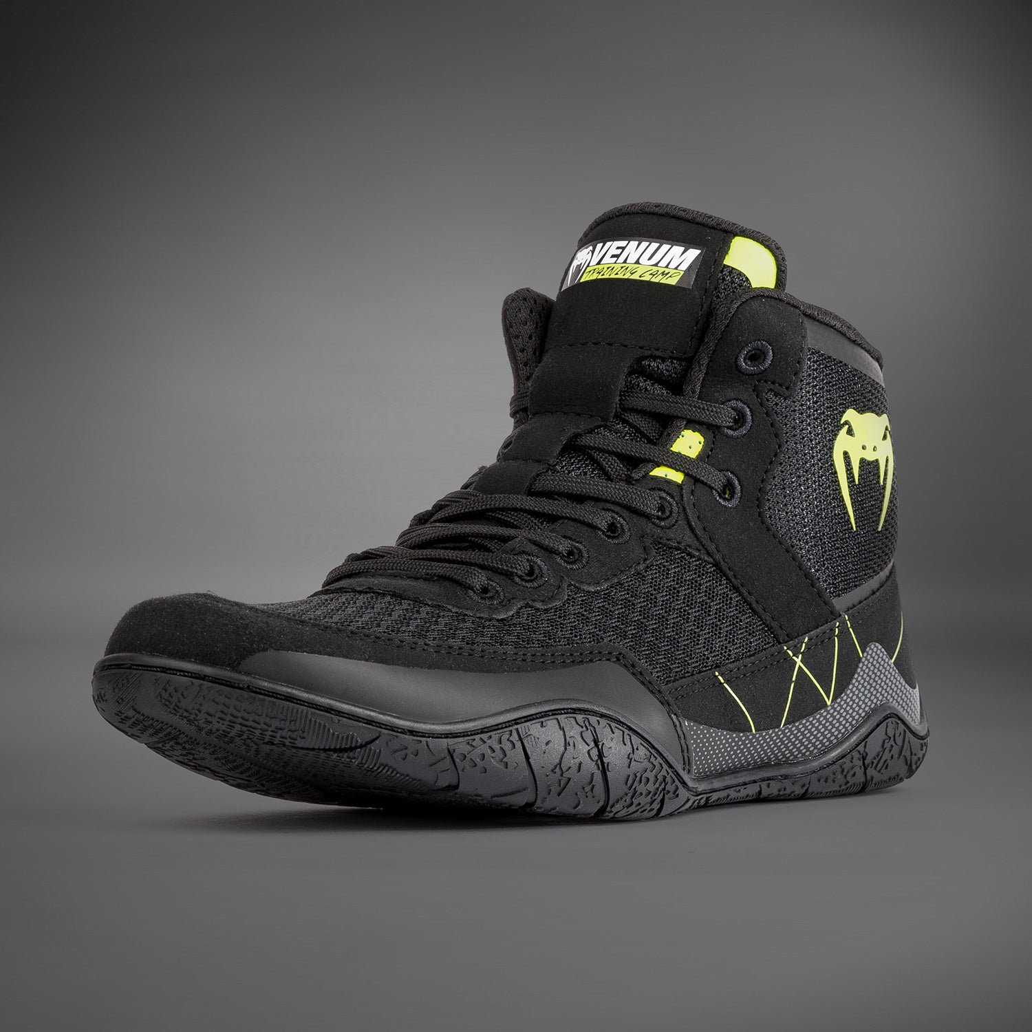 Chaussures de lutte Venum Training Camp 4.0 - Noir/Vert Néon - product-type_chaussures de lutte