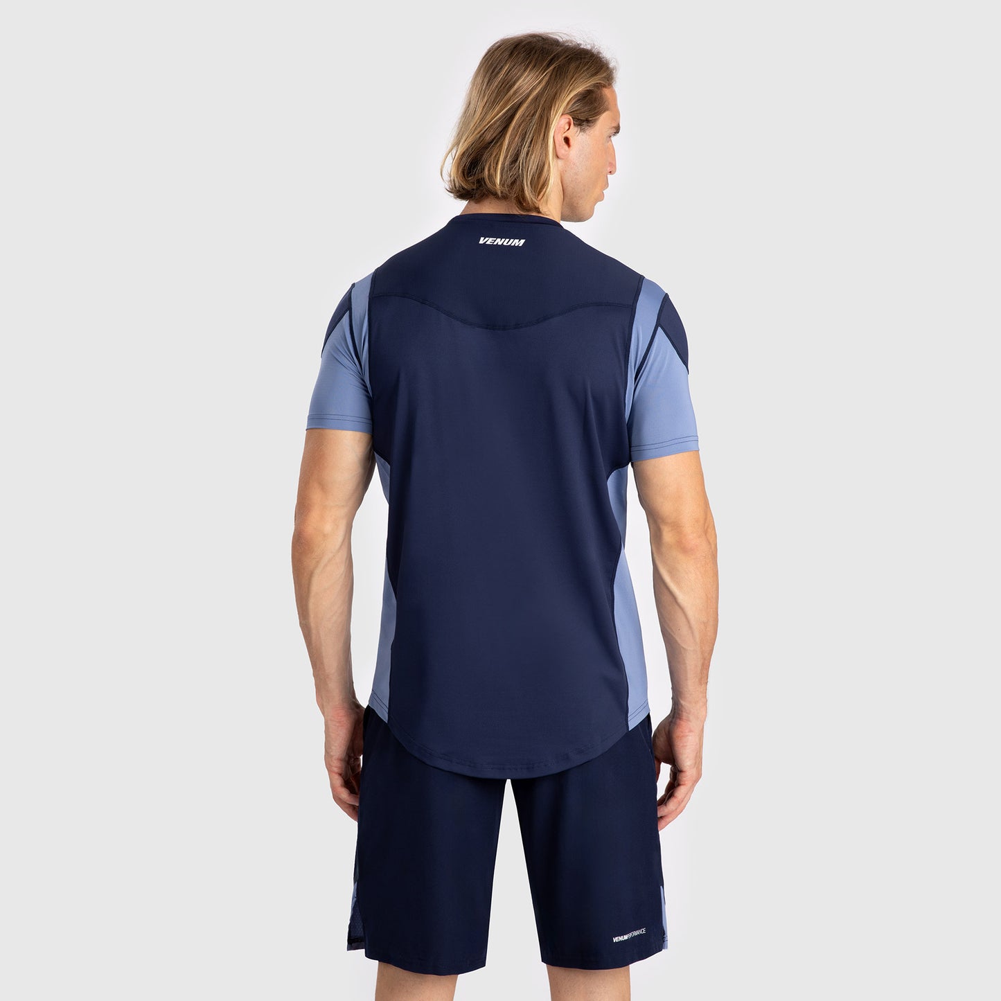 T-shirt Dry-Tech pour Hommes Venum Tempest - Bleu Marine/Bleu - product-type_T-Shirts Dry Tech