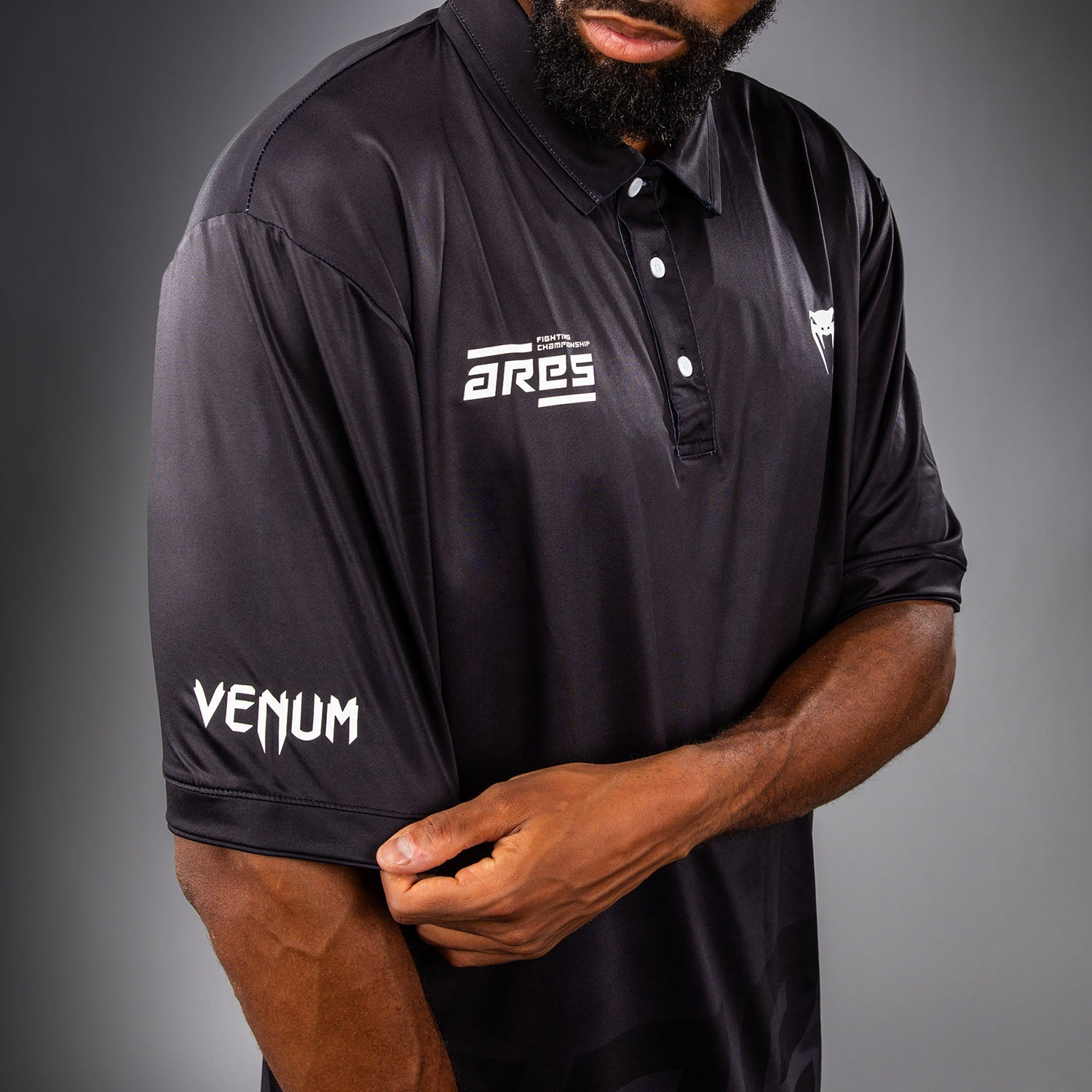 Polo Venum x Ares – Noir - product-type_Polos