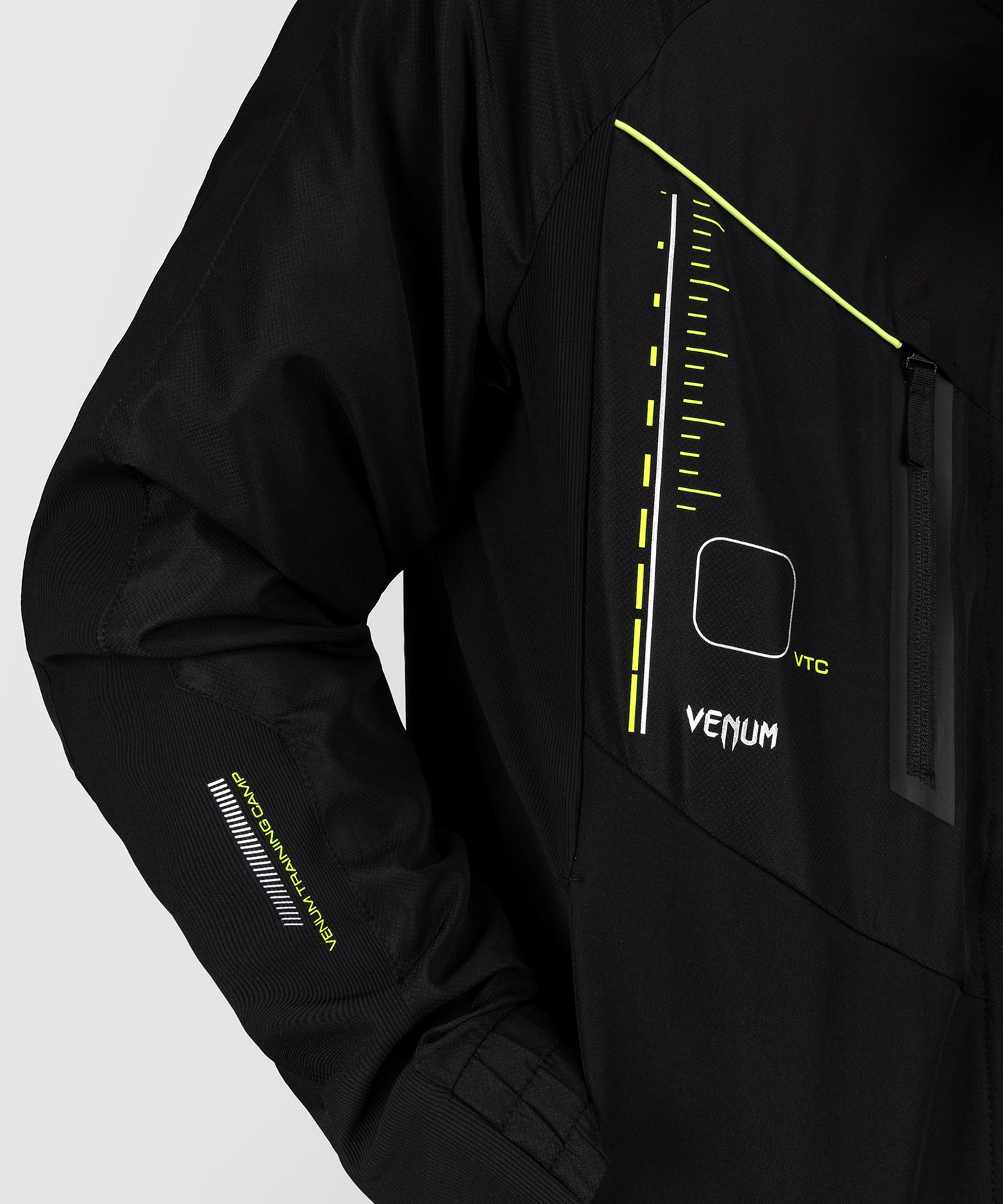 Veste de survêtement Venum Training Camp 4.0 - Noir/Vert Fluo - product-type_Vestes