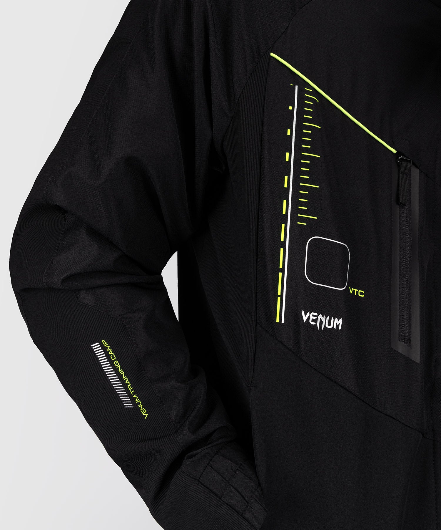 Veste de survêtement Venum Training Camp 4.0 - Noir/Vert Fluo - product-type_Vestes