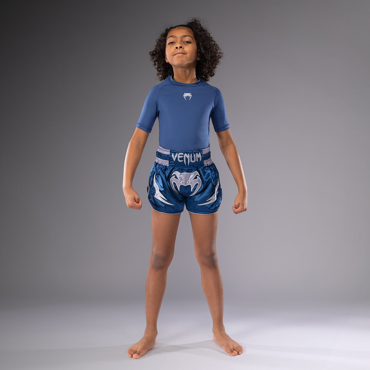 Short de Muay Thaï Venum Inferno pour Enfants - Royal Blue - product-type_Shorts de Muay Thai