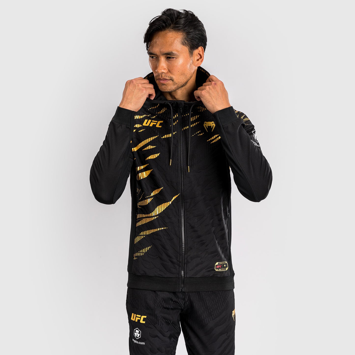 Sweatshirt à Capuche pour Hommes UFC Fusion by Venum Personnalisé Authentic Fight Night - Champion - product-type_Vestes