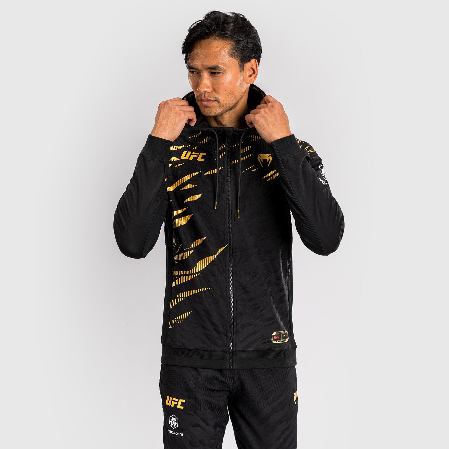 Sweatshirt à Capuche pour Hommes UFC Fusion by Venum Personnalisé Authentic Fight Night - Champion - product-type_Vestes