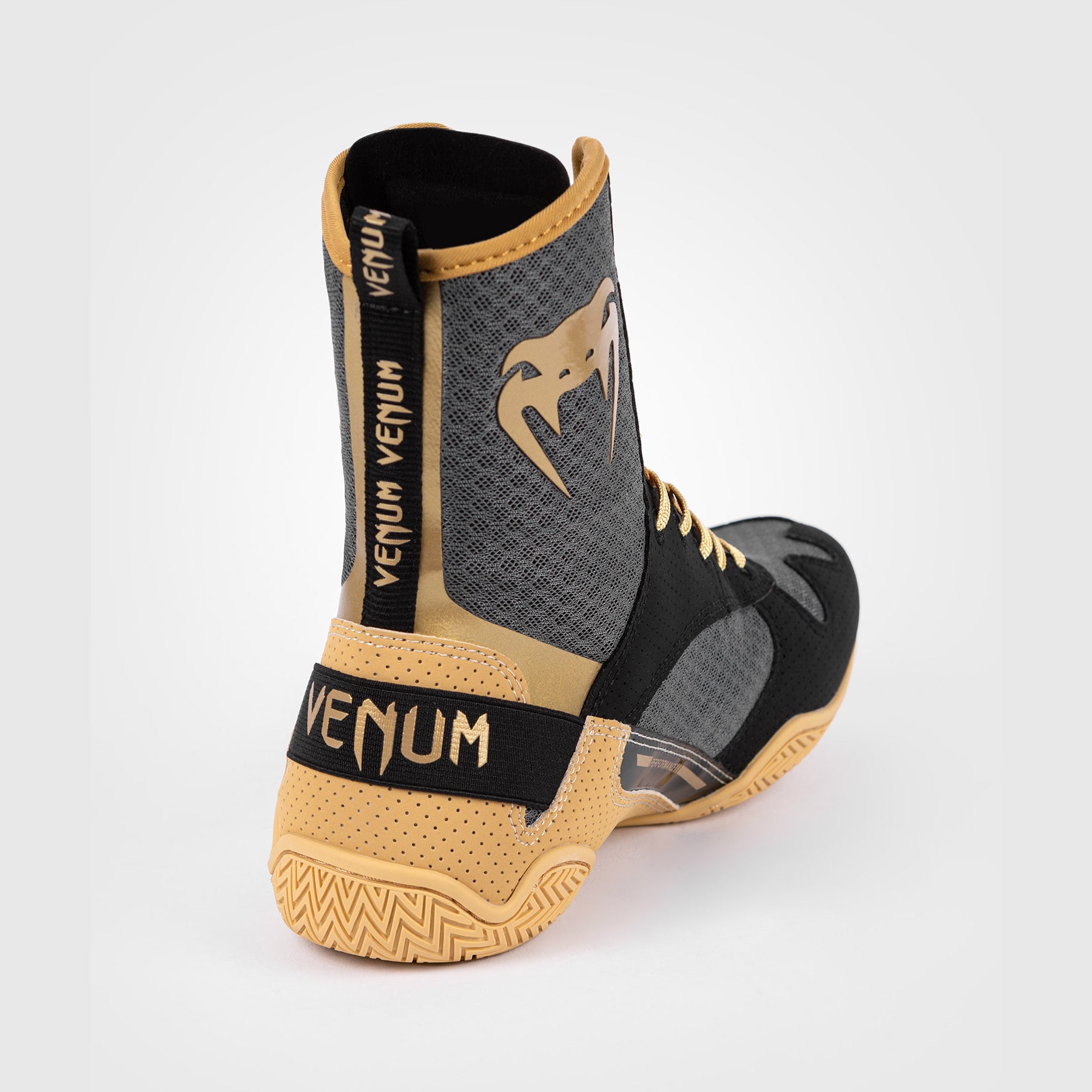 Chaussures de boxe Venum Elite - Noir/Beige - product-type_Chaussures de boxe