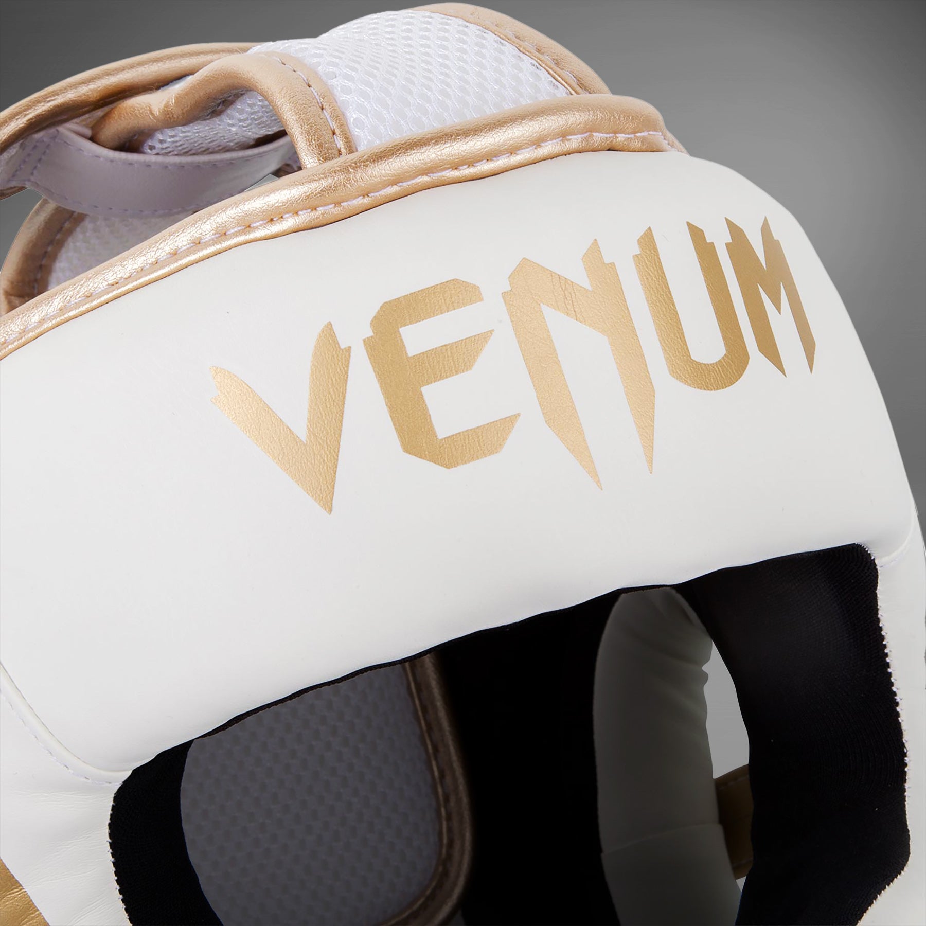 Casque Venum Elite - Blanc/Doré - product-type_Casques de boxe