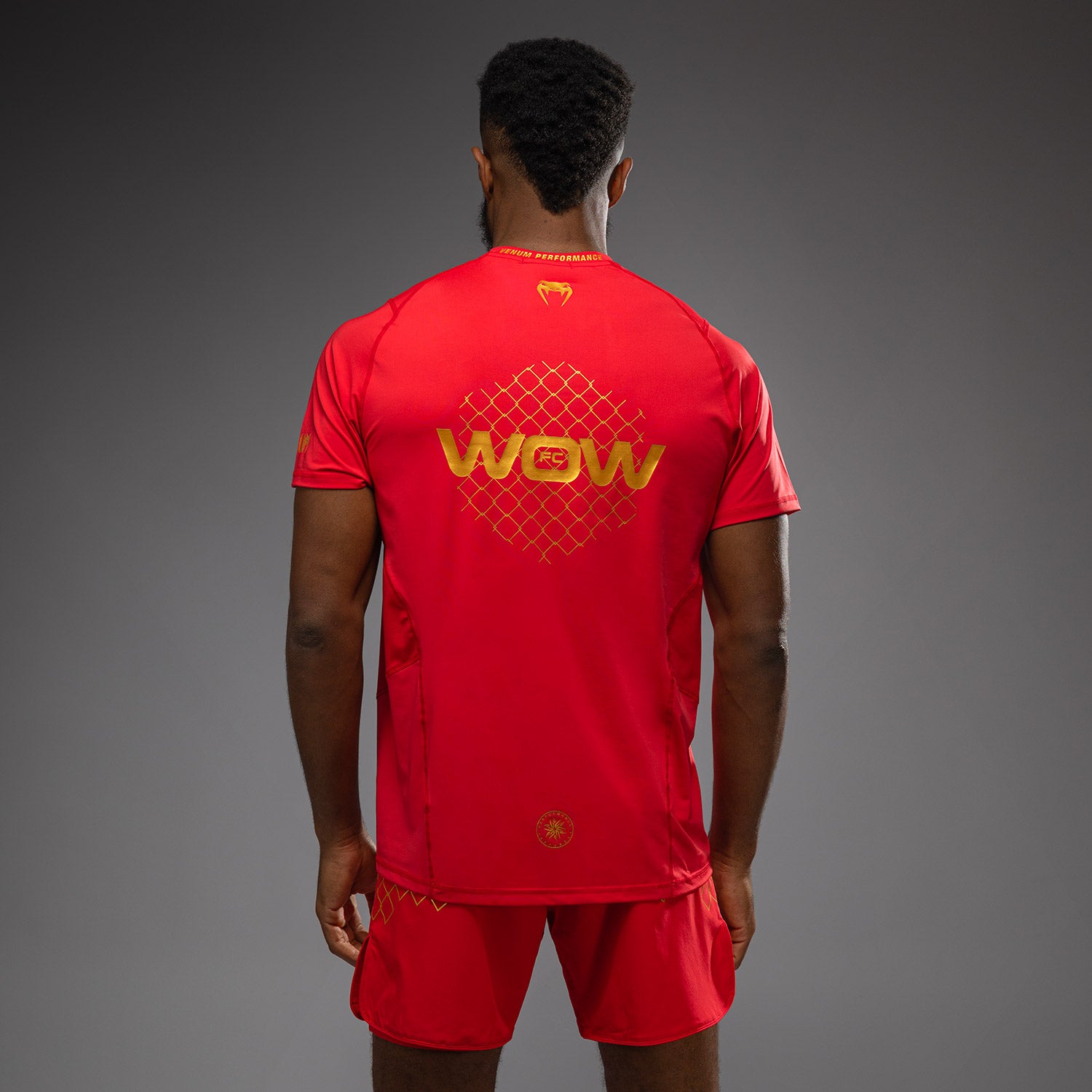 T-shirt Dry-Tech Venum x WOW FC - Rouge/Or - product-type_T-Shirts Dry Tech