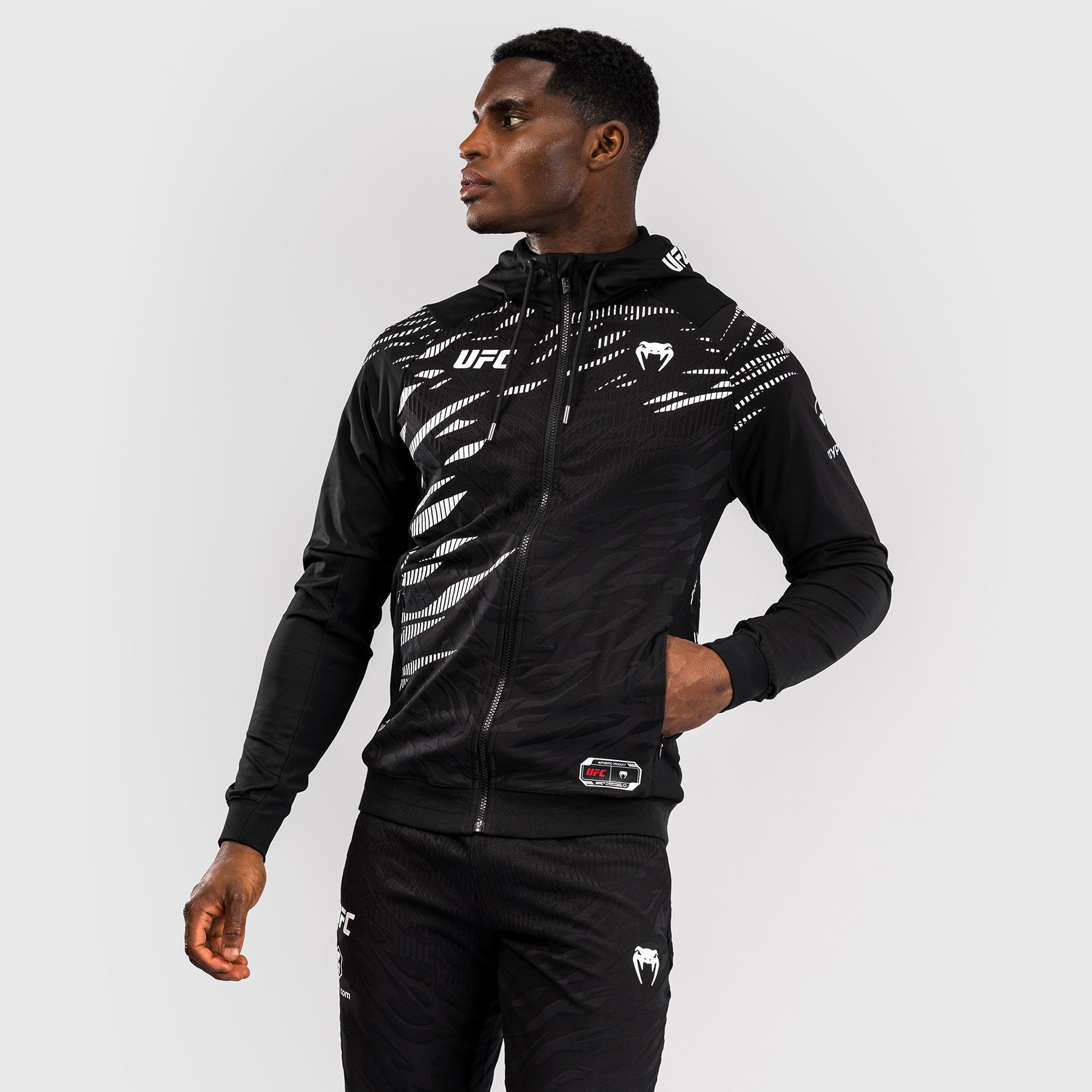 Veste à Capuche pour Hommes UFC Fusion by Venum Personnalisé Authentic Fight Night - Noir - product-type_Vestes