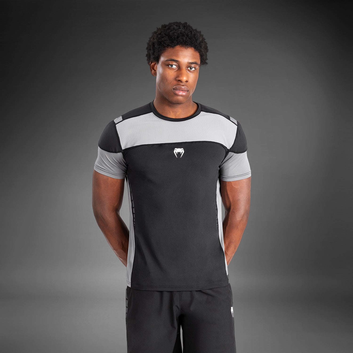 T-shirt Dry-Tech pour Hommes Venum Tempest - Noir/Gris - product-type_T-Shirts Dry Tech