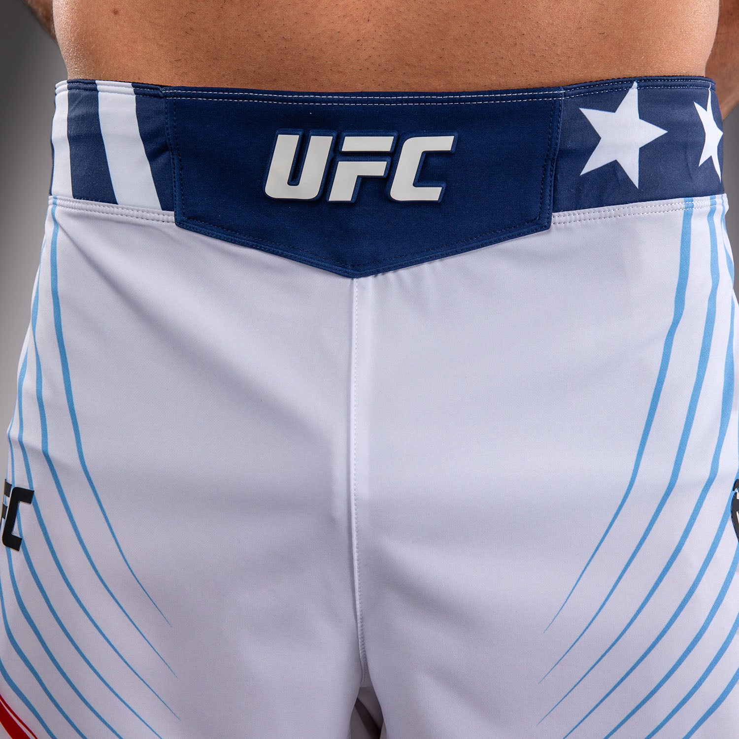 UFC Freedom 250 by Venum Authentic Fight Night Short de combat Personnalisé coupe courte pour homme - Blanc - product-type_Shorts de MMA