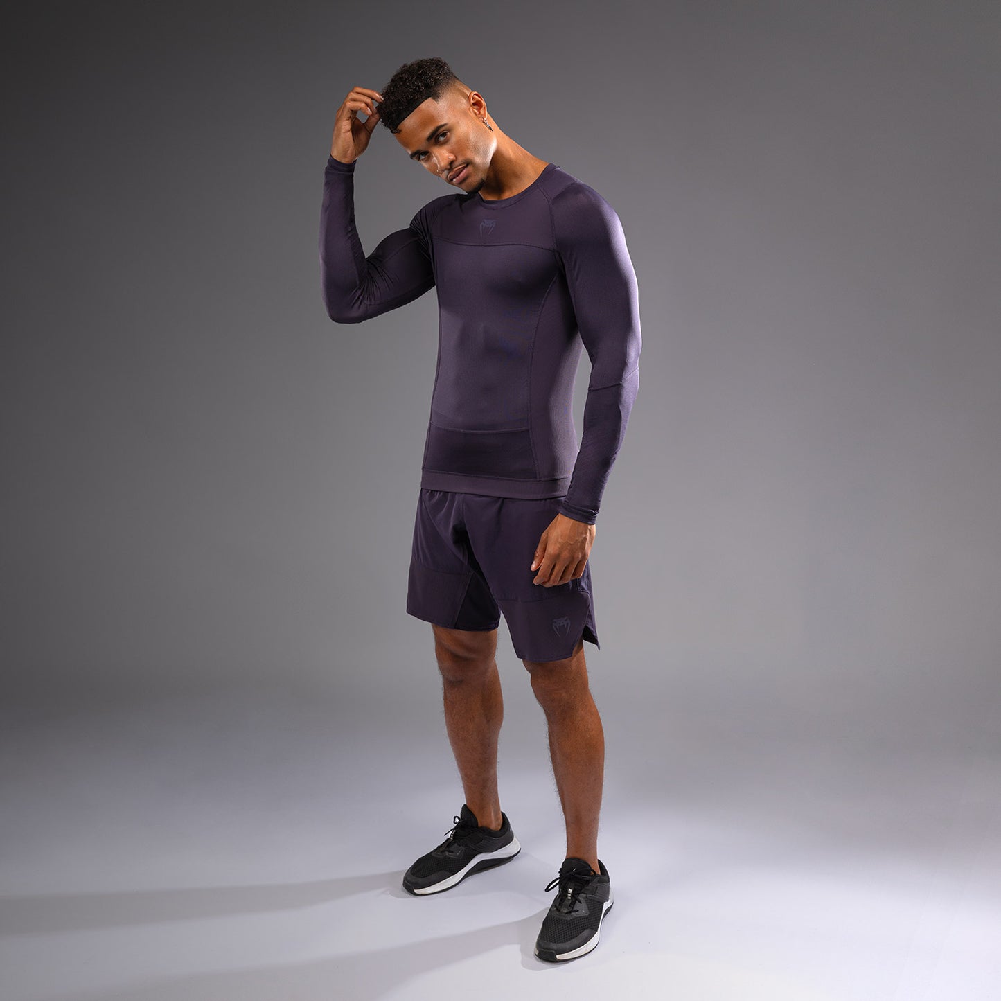 Rashguard à Manches Longues Venum G-Fit Air pour Hommes - Violet Intense - product-type_T-Shirts de Compression