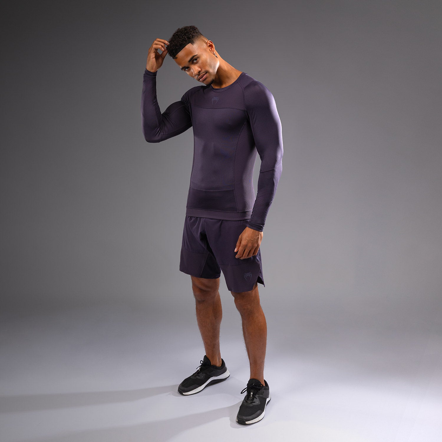 Rashguard à Manches Longues Venum G-Fit Air pour Hommes - Violet Intense - product-type_T-Shirts de Compression