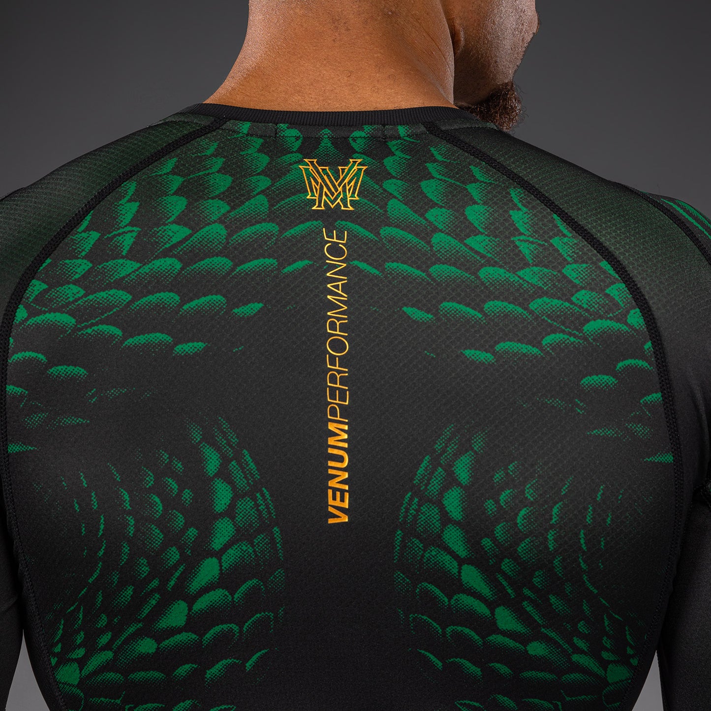 Rashguard à Manches Longues Venum Matupa - Noir/Vert/Or - product-type_T-Shirts de Compression