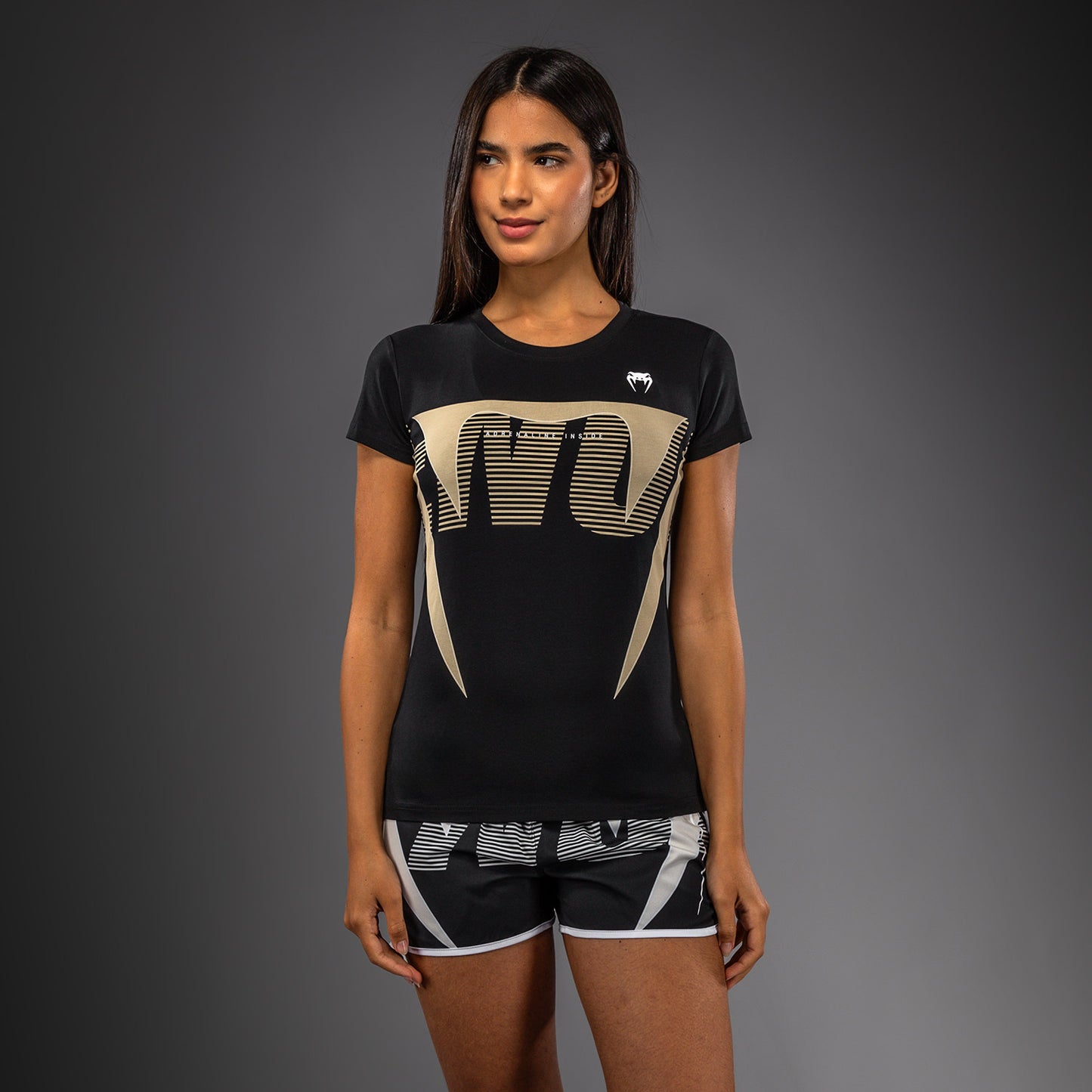 T-shirt Femme Venum Adrenaline – Noir/Ivoire - product-type_T-Shirts