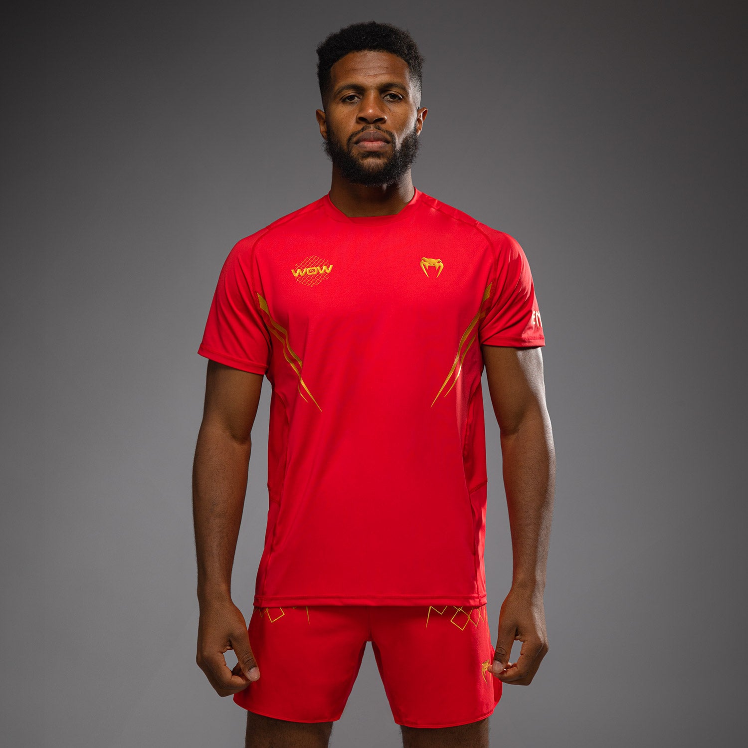 T-shirt Dry-Tech Venum x WOW FC - Rouge/Or - product-type_T-Shirts Dry Tech