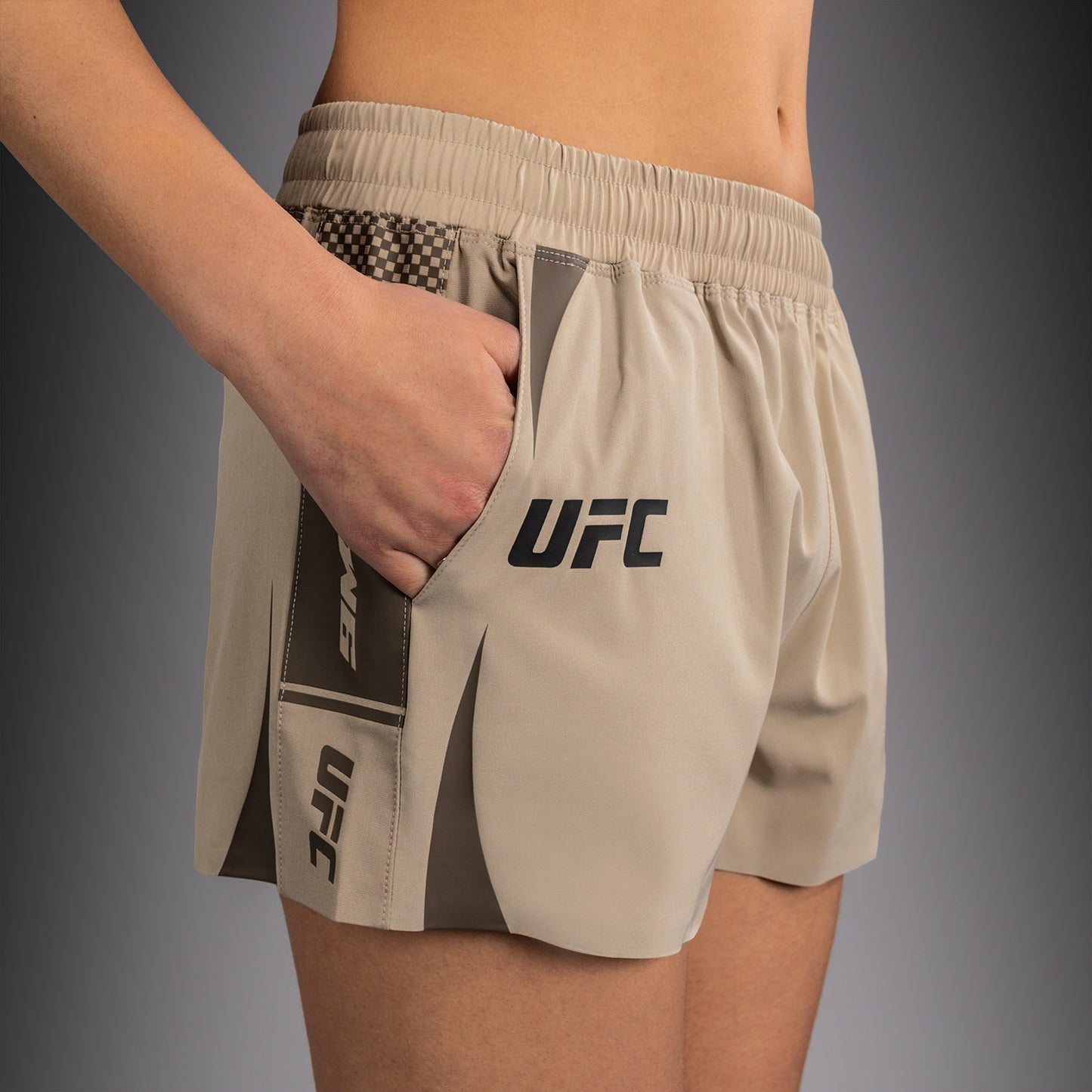 Short Technique pour Femme Venum UFC Unity by Venum Authentic Fight Week - Sable