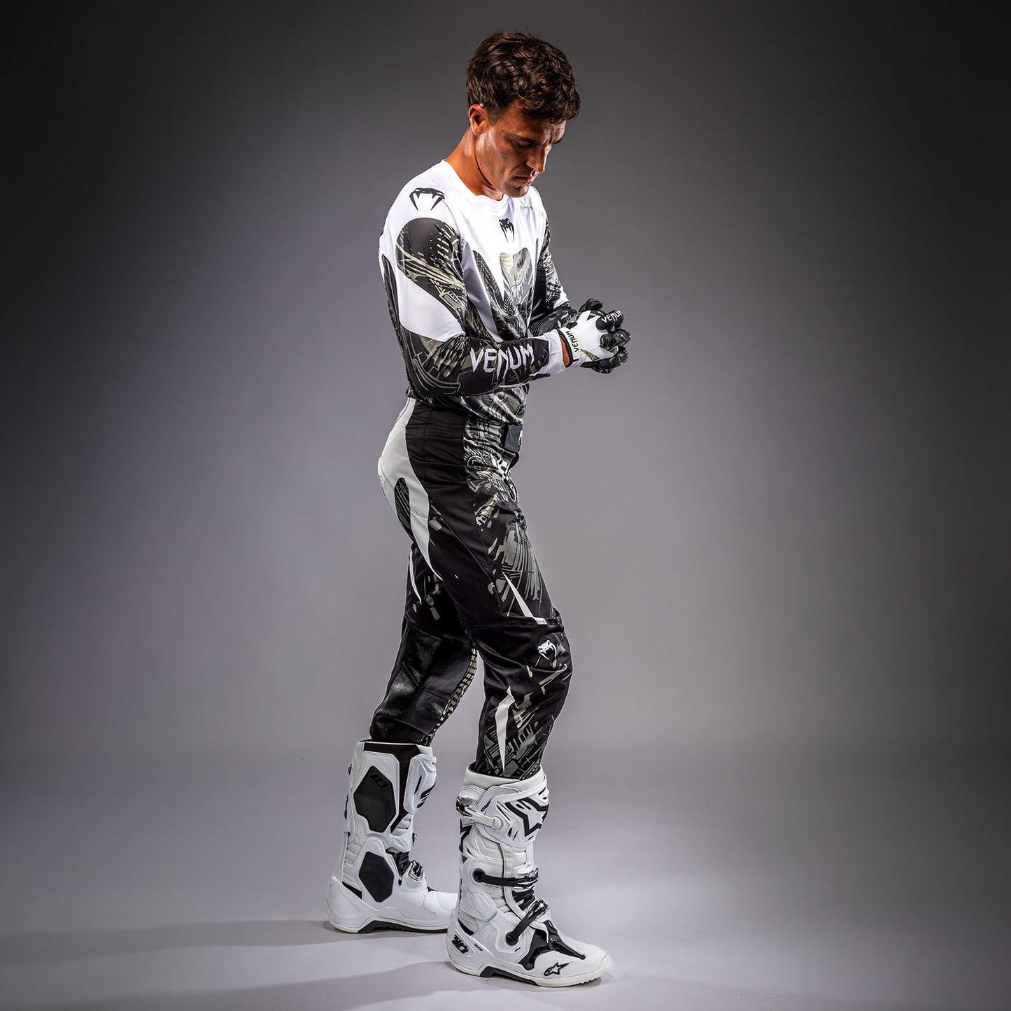 Maillot de Motorsports Venum MX Elite - Noir/Sable