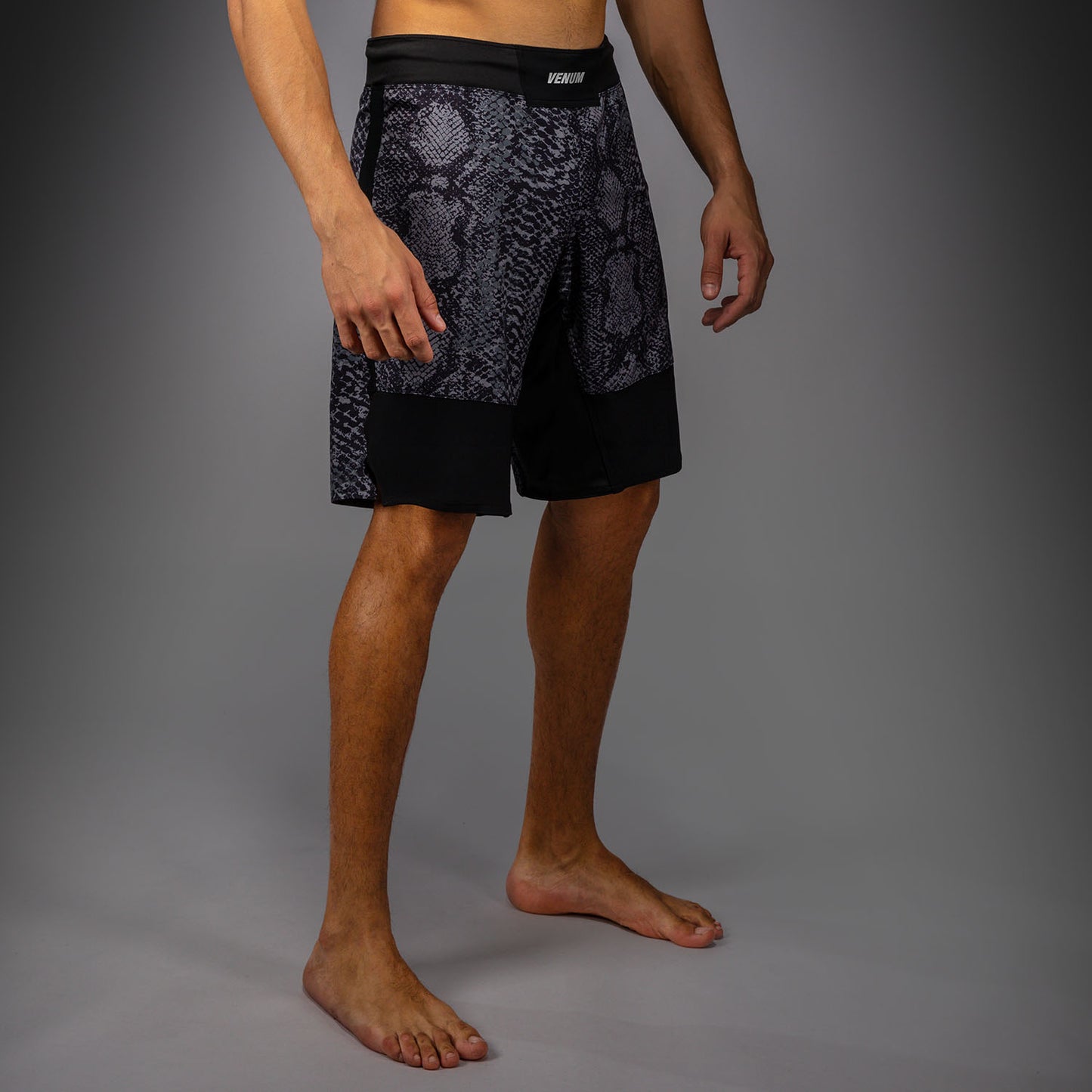Short de Combat Venum G-Fit Scales – Noir/Gris Charbon