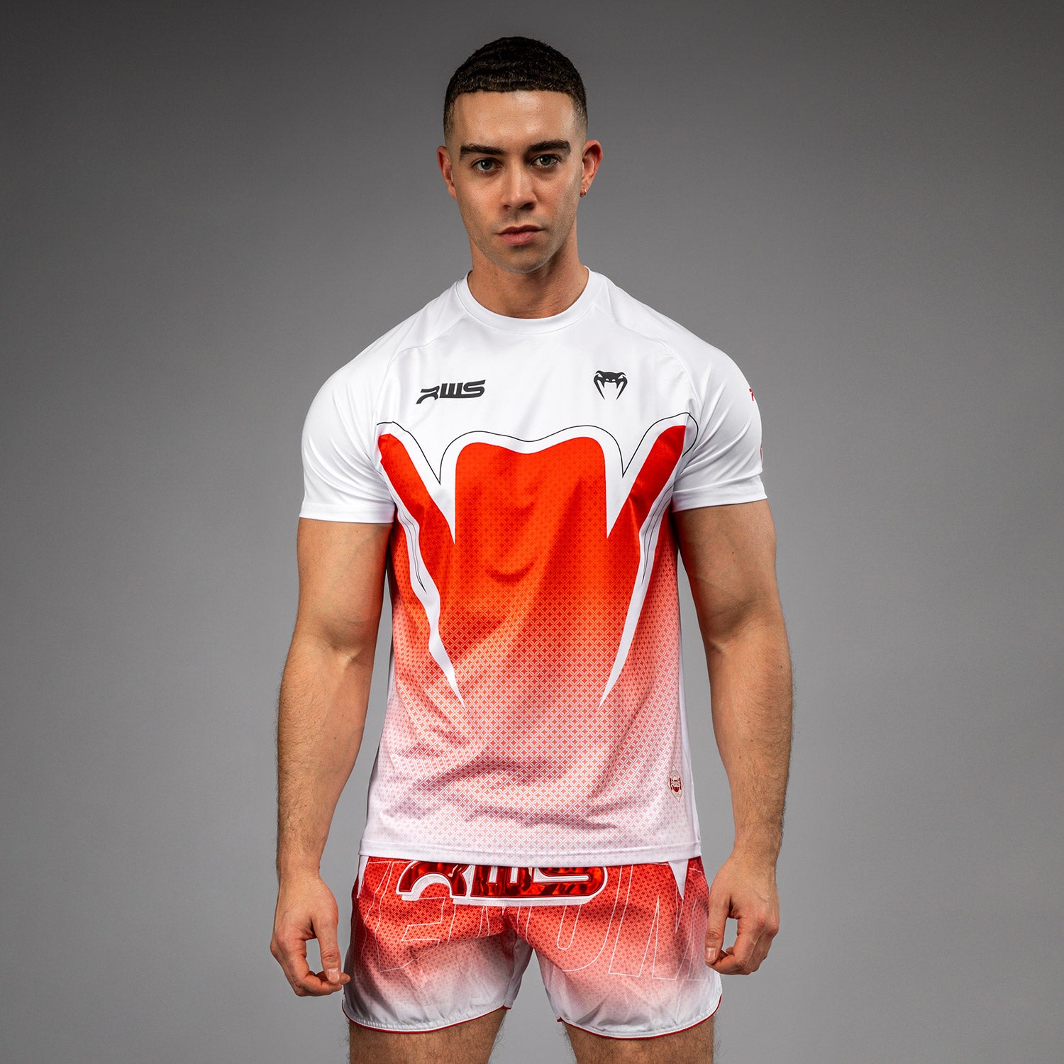 T-shirt Dry-Tech Homme Venum x RWS 2.0 – Blanc/Rouge - product-type_T-Shirts Dry Tech
