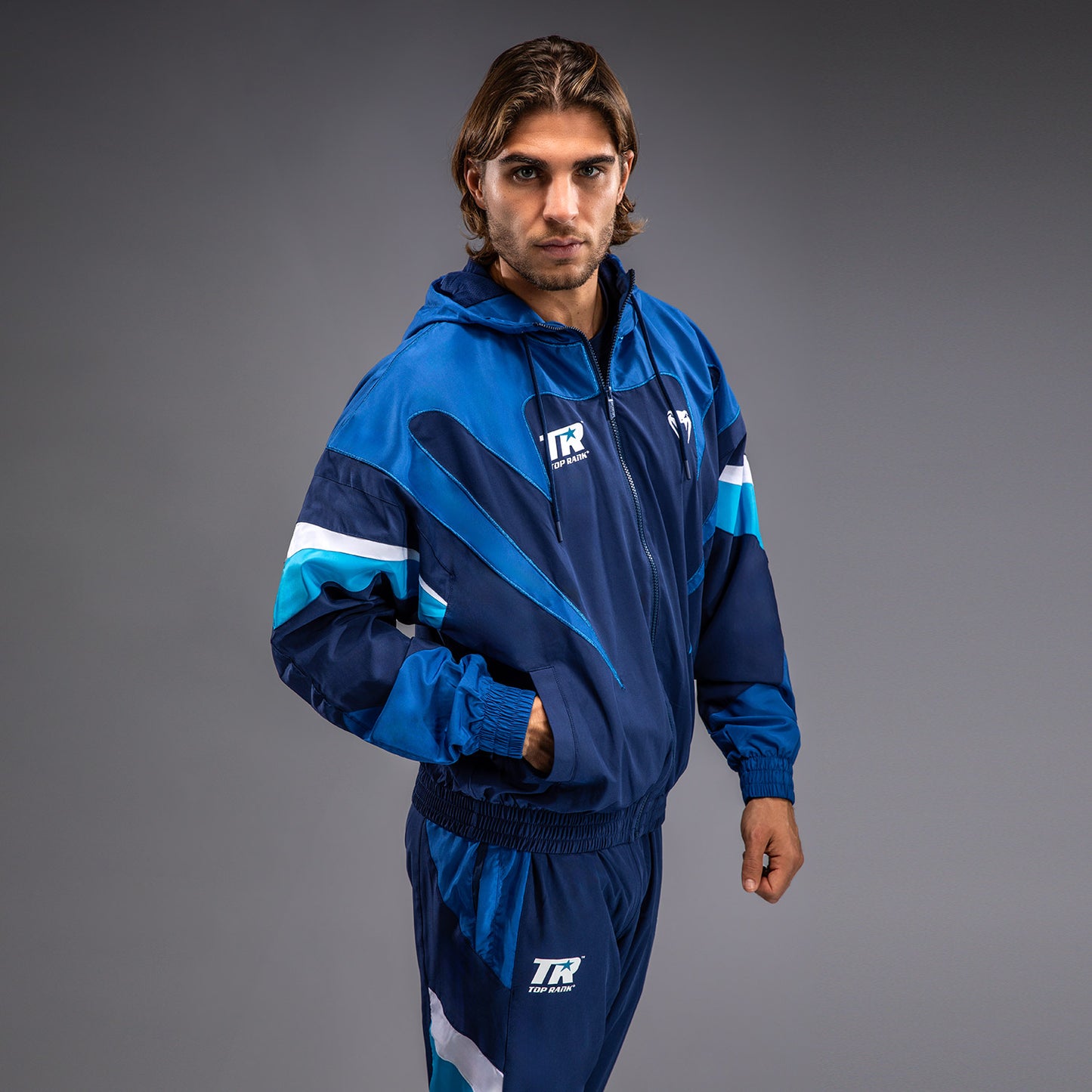 Veste à Capuche Venum x Top Rank Original pour Hommes - Bleu Marine - product-type_Vestes