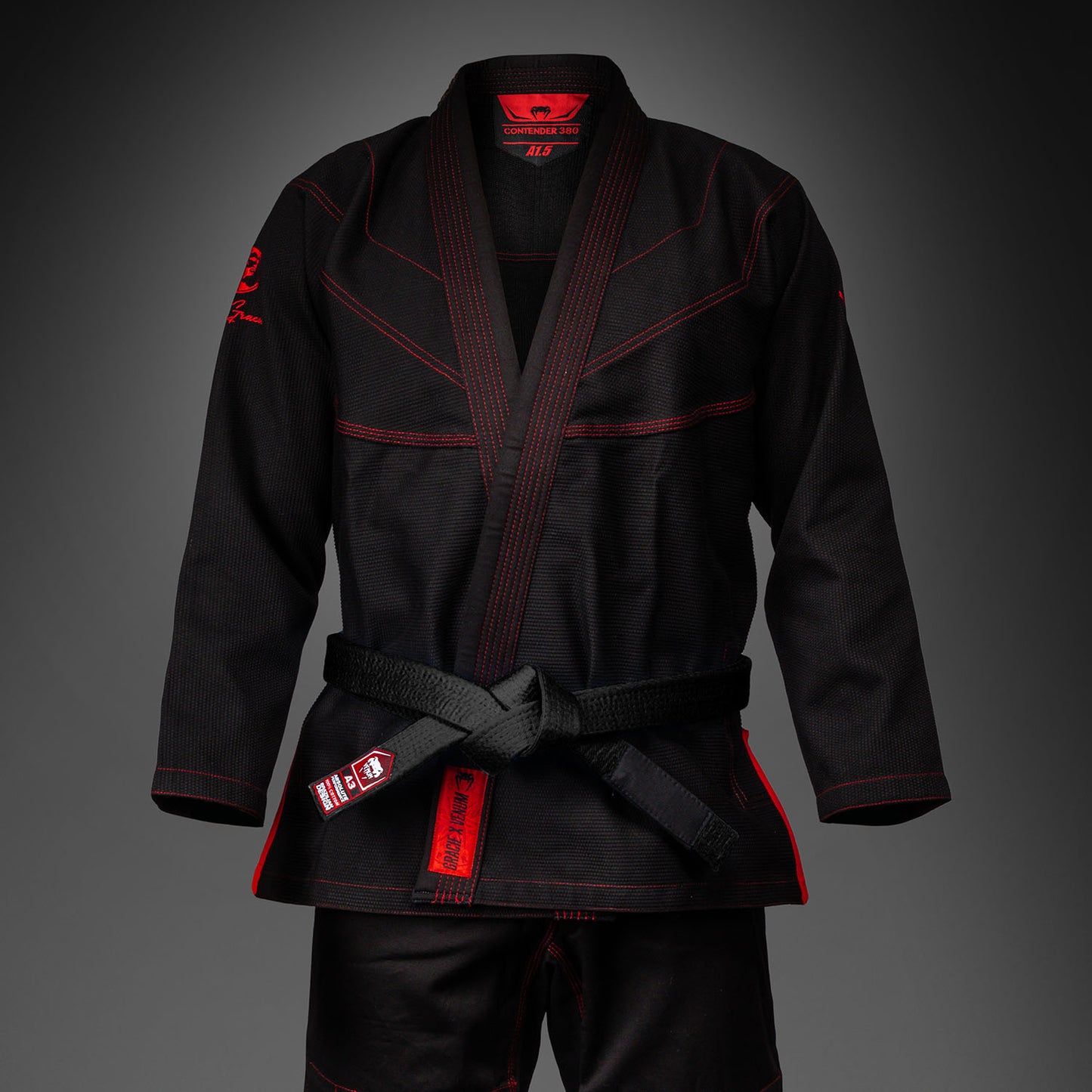 Kimono de JJB Venum x Roger Gracie Signature - Noir/Rouge - product-type_Kimonos de JJB