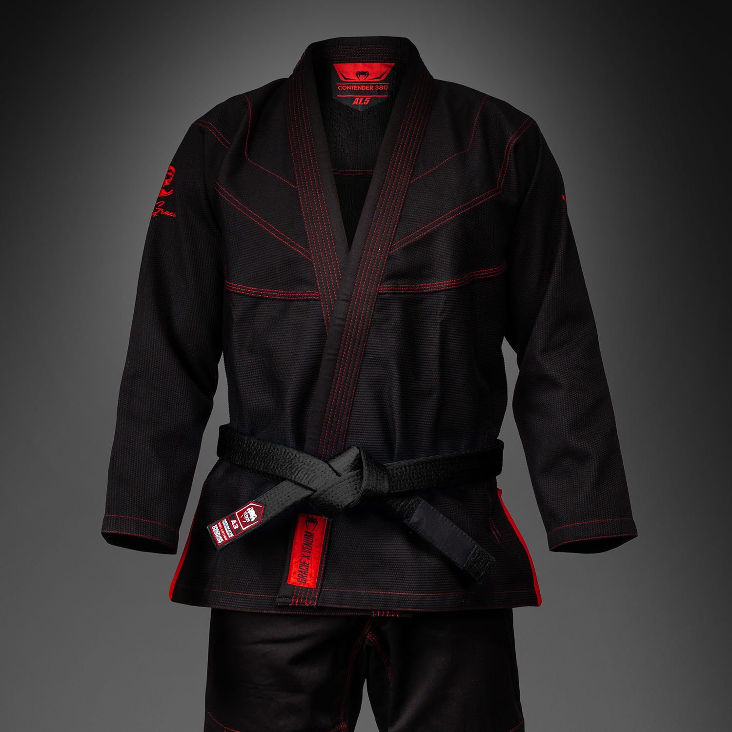 Kimono de JJB Venum x Roger Gracie Signature - Noir/Rouge - product-type_Kimonos de JJB