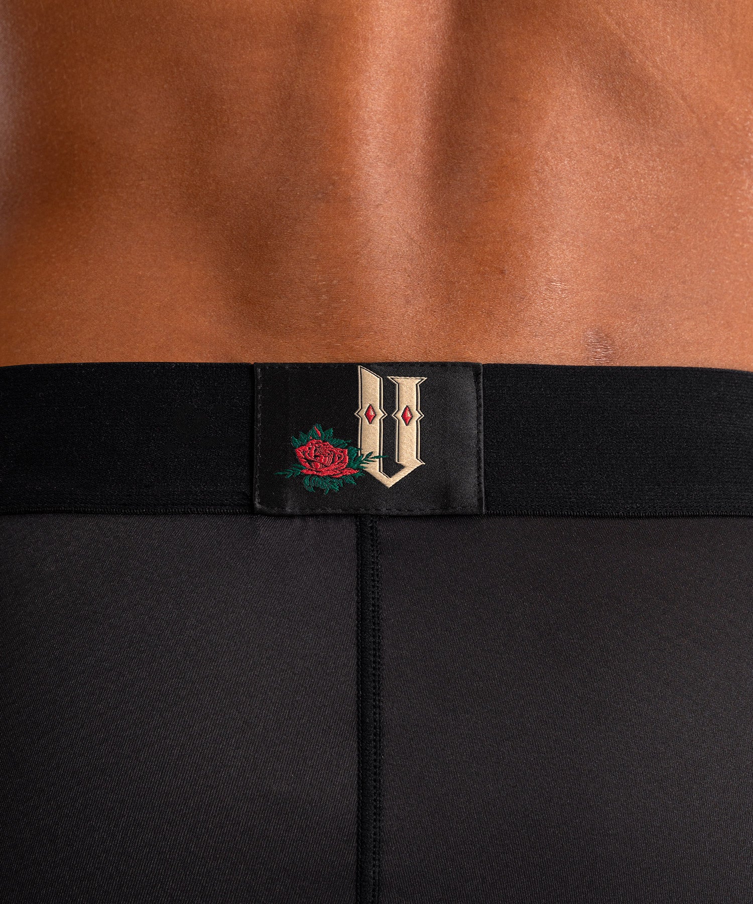 Pantalon de Compression pour Hommes Venum Santa Muerte 5.0 - Noir Profond/Or - product-type_Pantalons de Compression