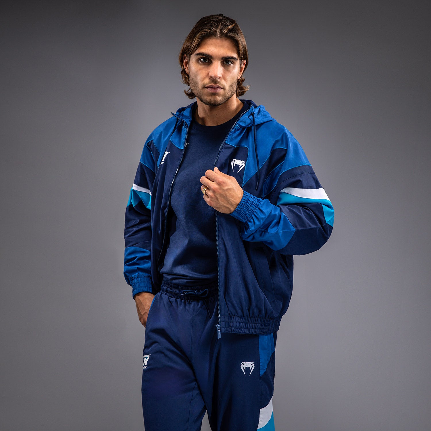 Veste à Capuche Venum x Top Rank Original pour Hommes - Bleu Marine - product-type_Vestes