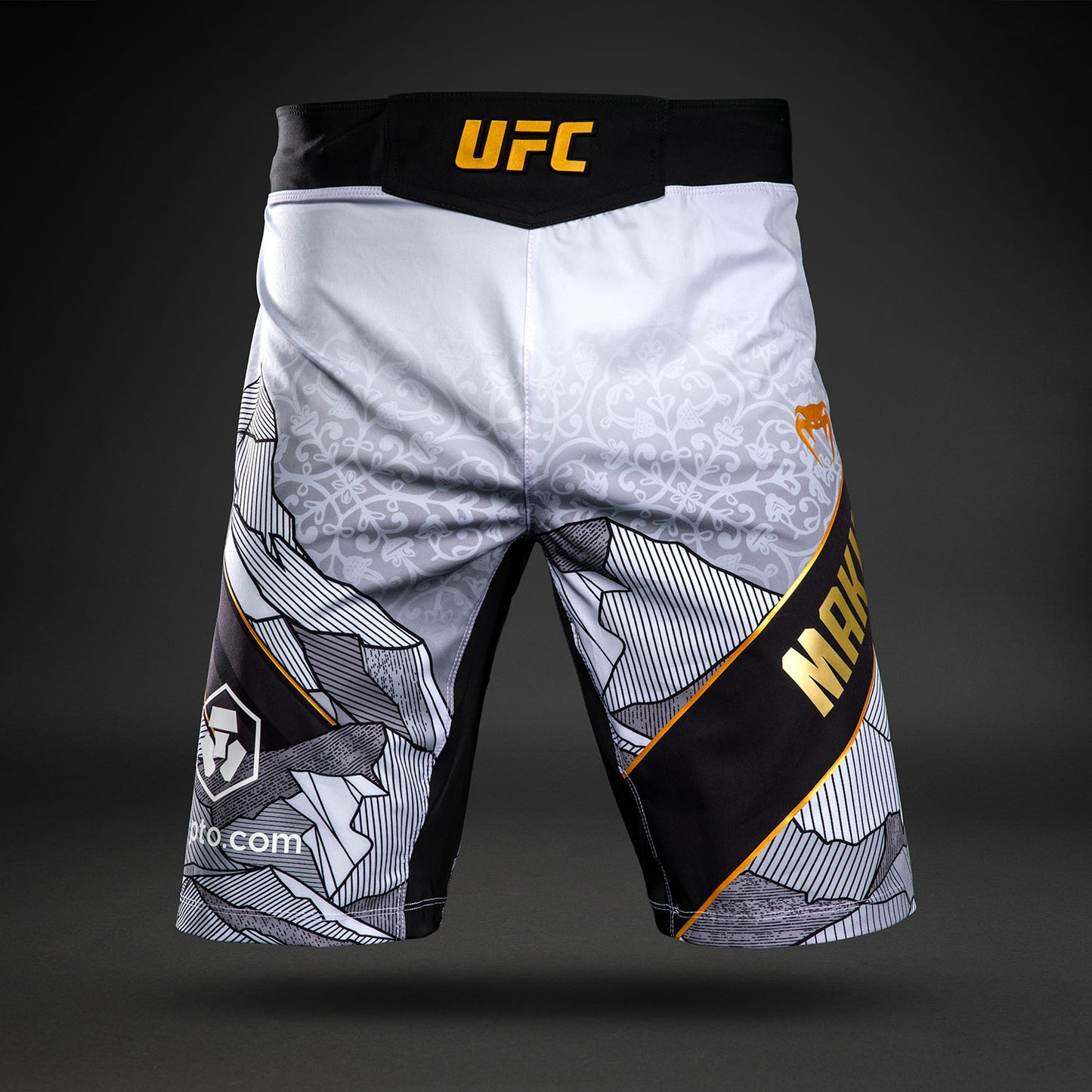 Short de combat pour Hommes UFC Unrivaled by Venum Islam Makhachev - Blanc/Noir - product-type_Shorts de MMA