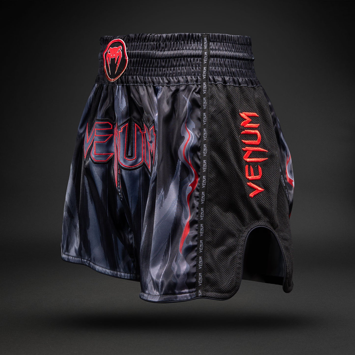 Short de Muay Thaï Venum Demon - Noir/Gris