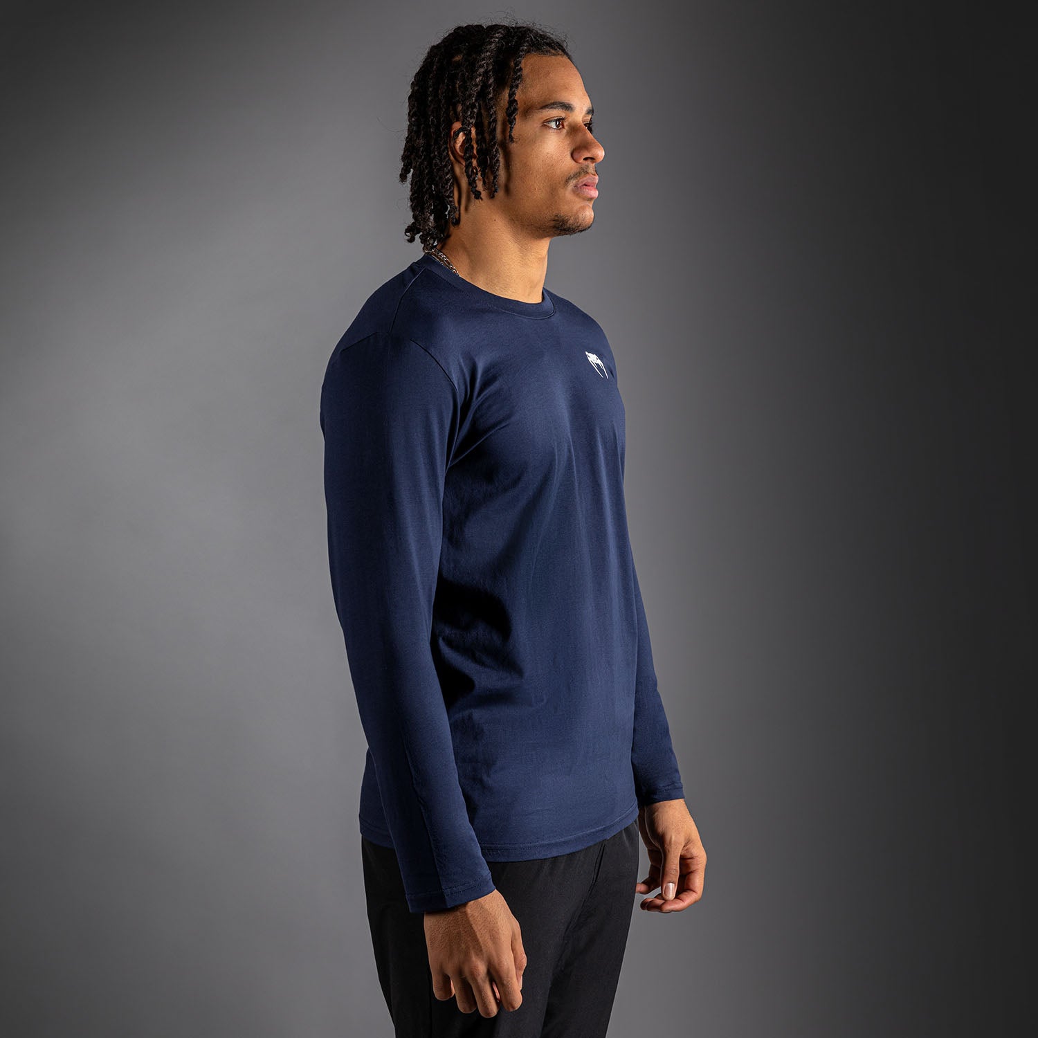 T-shirt à manches Longues Venum Lineup - Bleu Marine/Blanc - product-type_T-Shirts