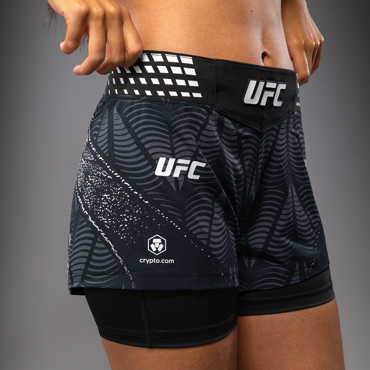 Short de combat coupe courte Femme UFC Zenith by Venum Authentic Fight Night - Noir