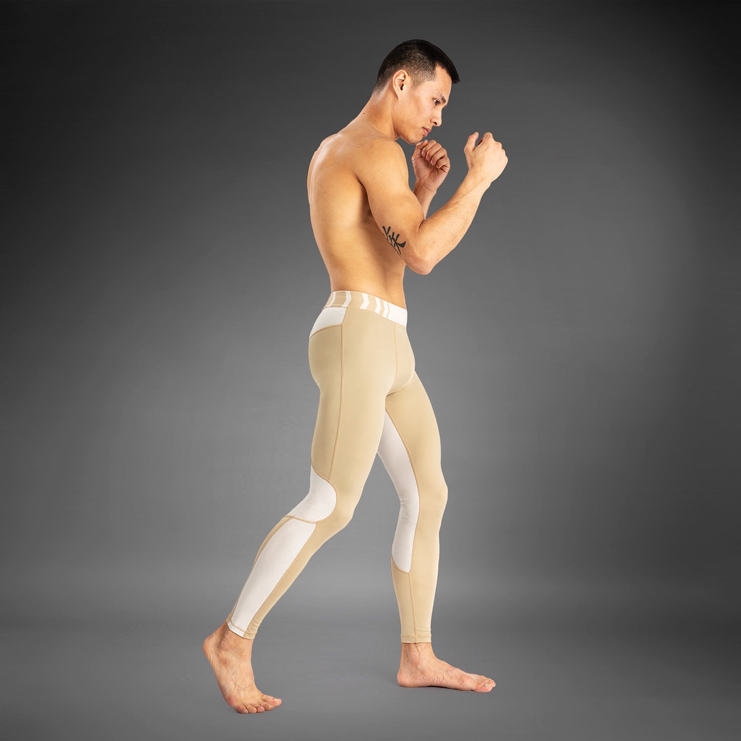 Pantalon de Compression pour Hommes Venum Tempest - Beige/Sable - product-type_Pantalons de Compression