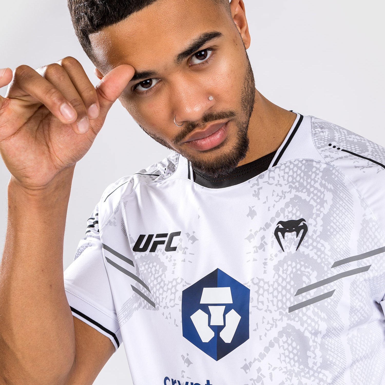 T-shirt Technique pour Hommes UFC Adrenaline by Venum Authentic Fight Night - Blanc - product-type_T-Shirts Dry Tech