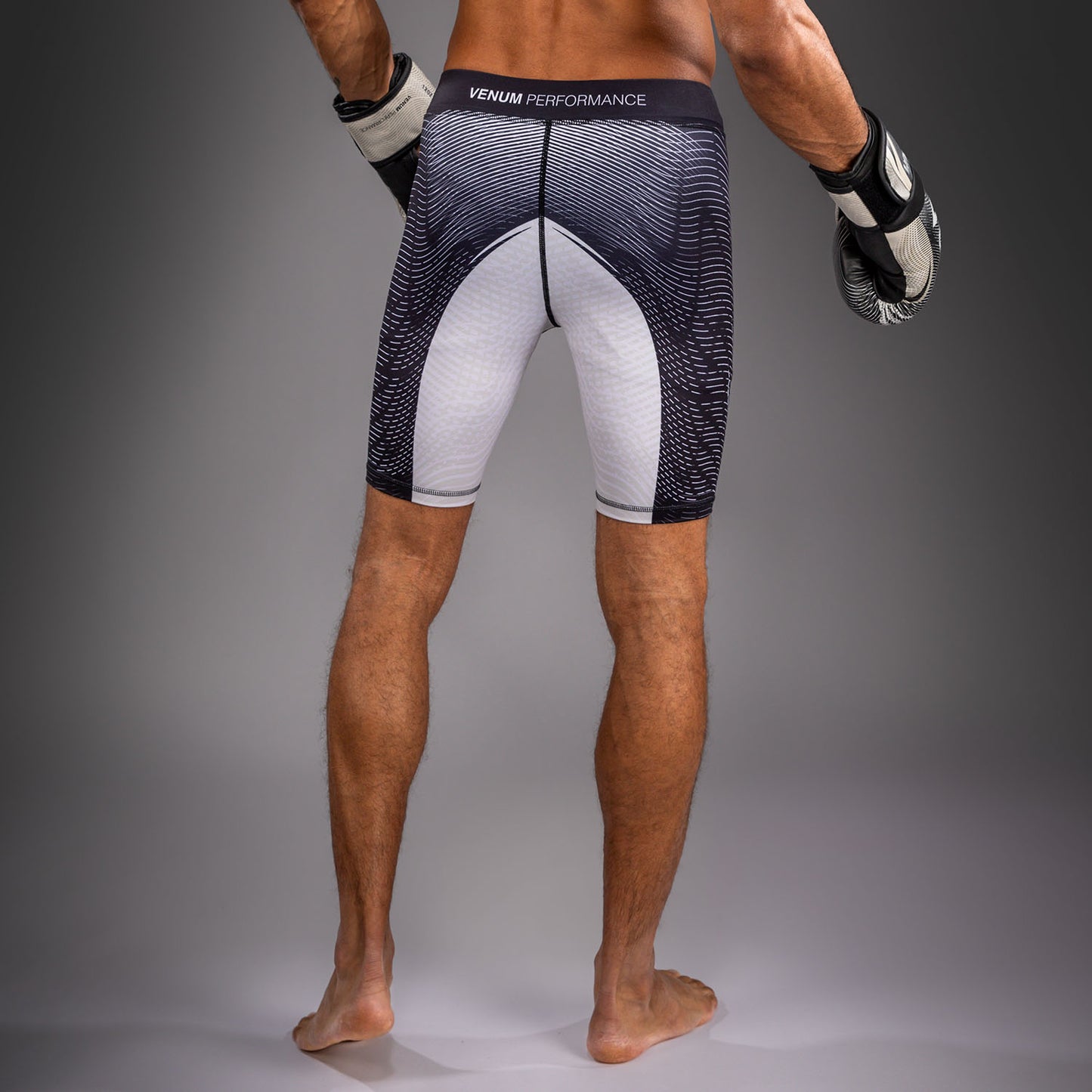 Short de Compression Venum Galactic 3.0 - Blanc Cassé/Noir