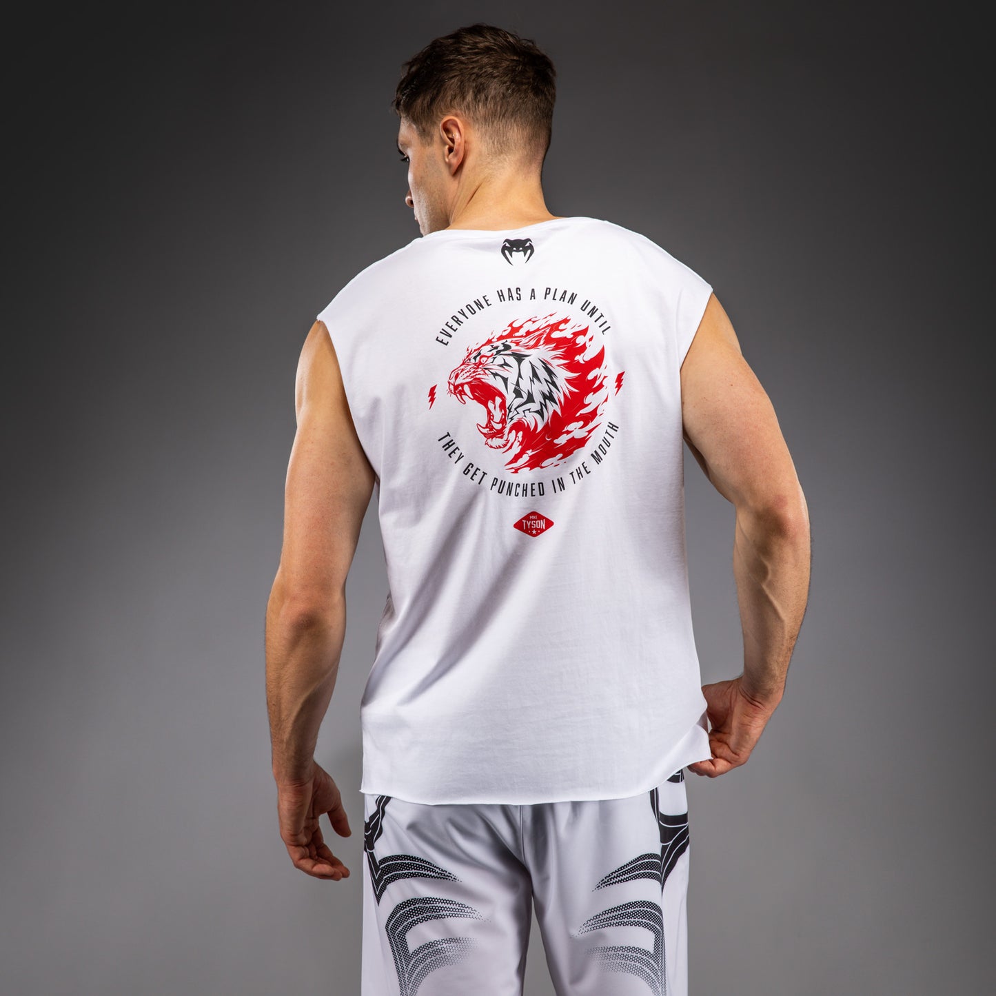 T-shirt sans manches Venum x Mike Tyson Tiger - Blanc Optique