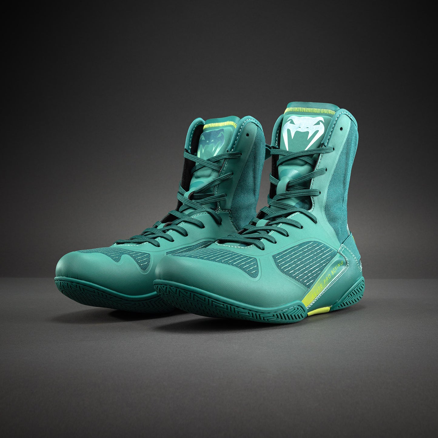 Chaussures de Boxe Venum Elite Neo – Vert/Jaune Néon