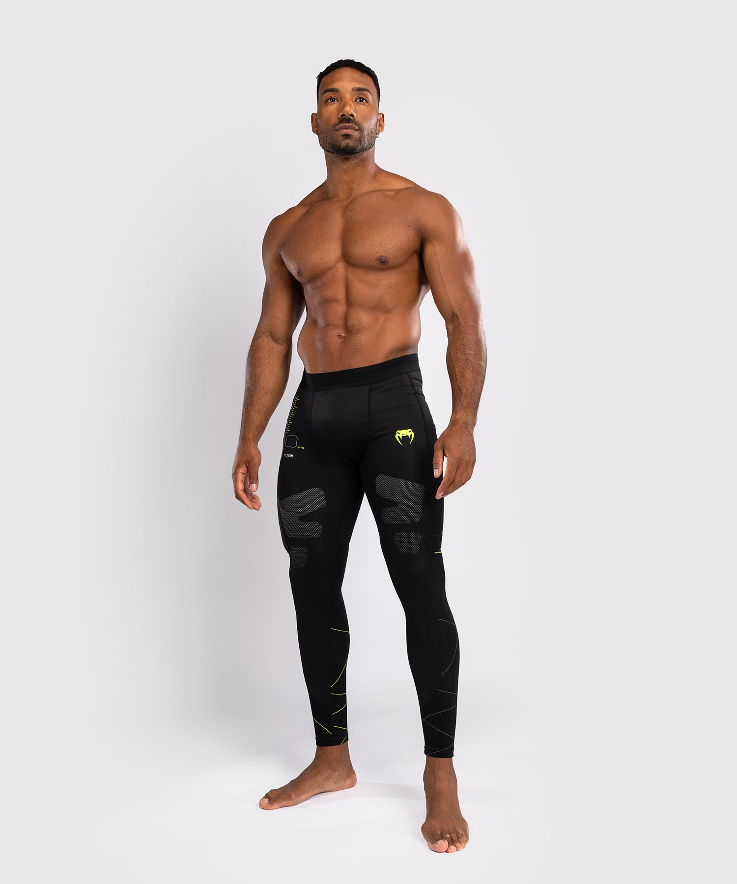 Pantalon de compression Venum Training Camp 4.0 - Noir/Vert Fluo - product-type_Pantalons de Compression